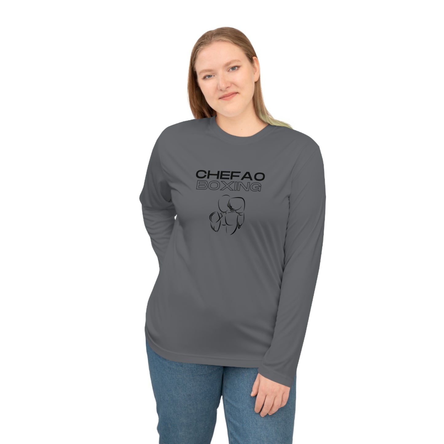 Chefao Boxing IV, Unisex Performance Long Sleeve Shirt