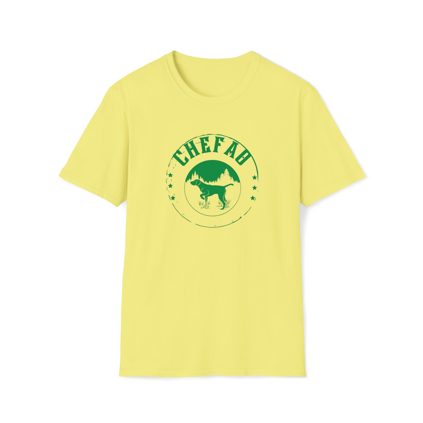 Chefao Hunting I, Unisex Softstyle T-Shirt