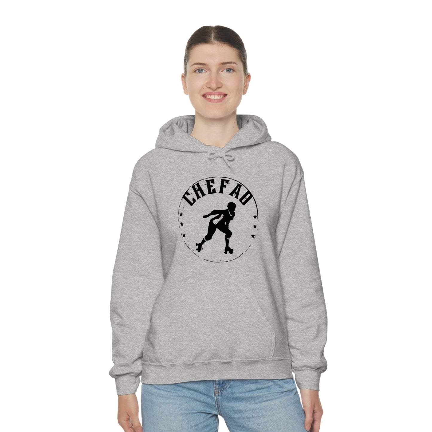 Chefao Roller Derby I, Unisex Heavy Blend Hooded Sweatshirt