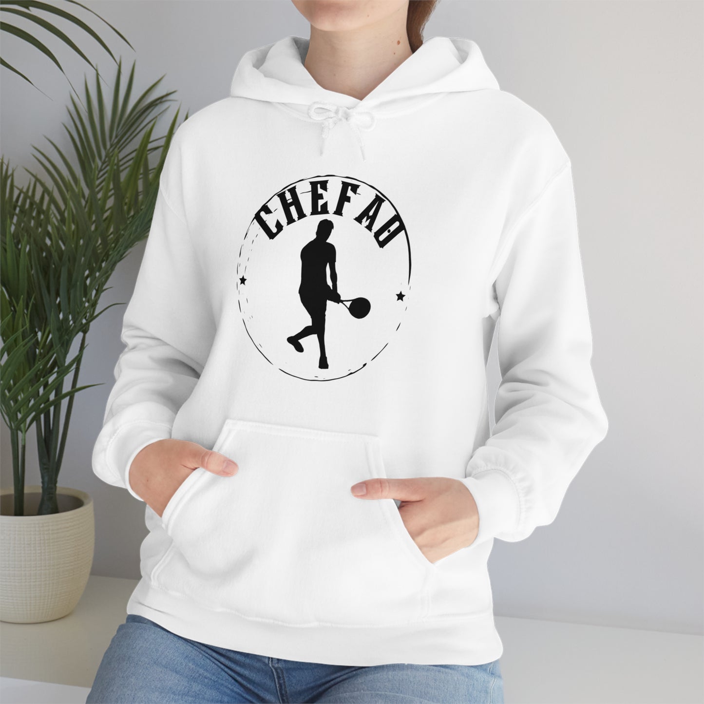 Chefao Tennis II, Unisex Heavy Blend Hooded Sweatshirt