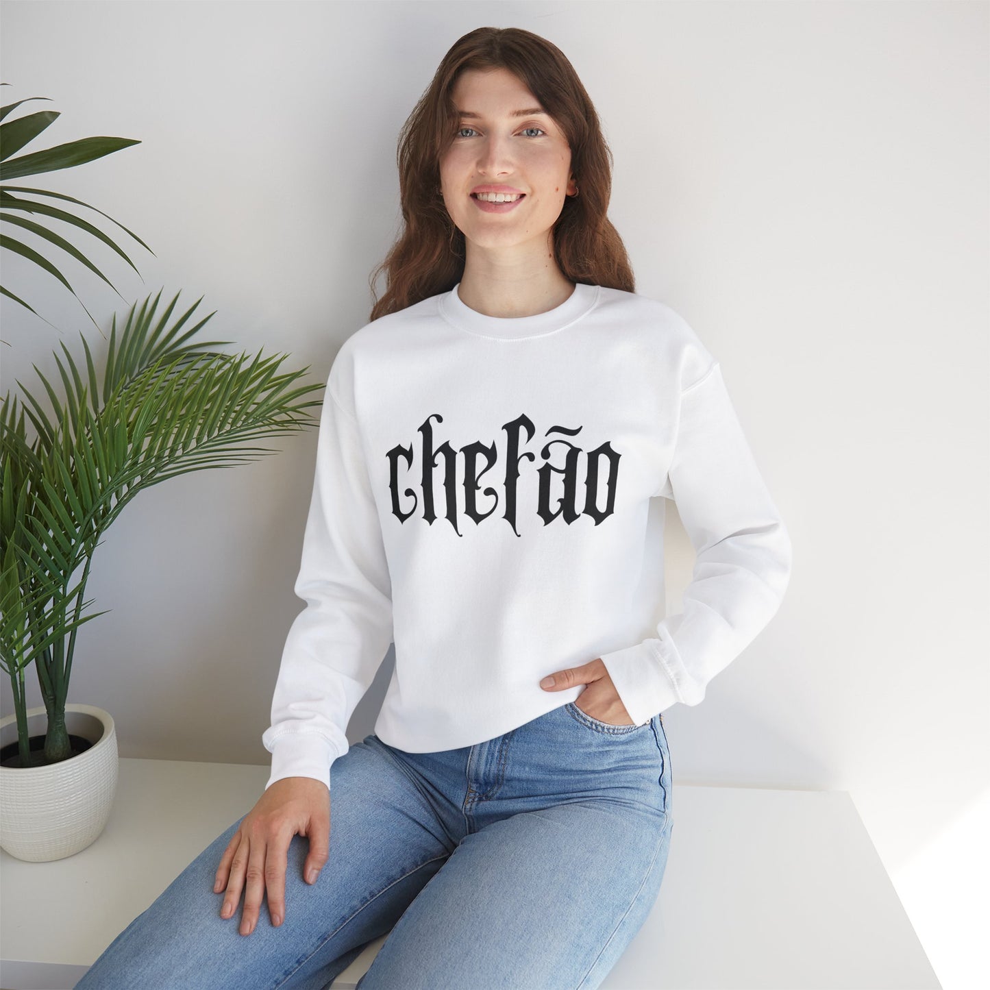 Chefao Amstrong, Unisex Heavy Blend Crewneck Sweatshirt