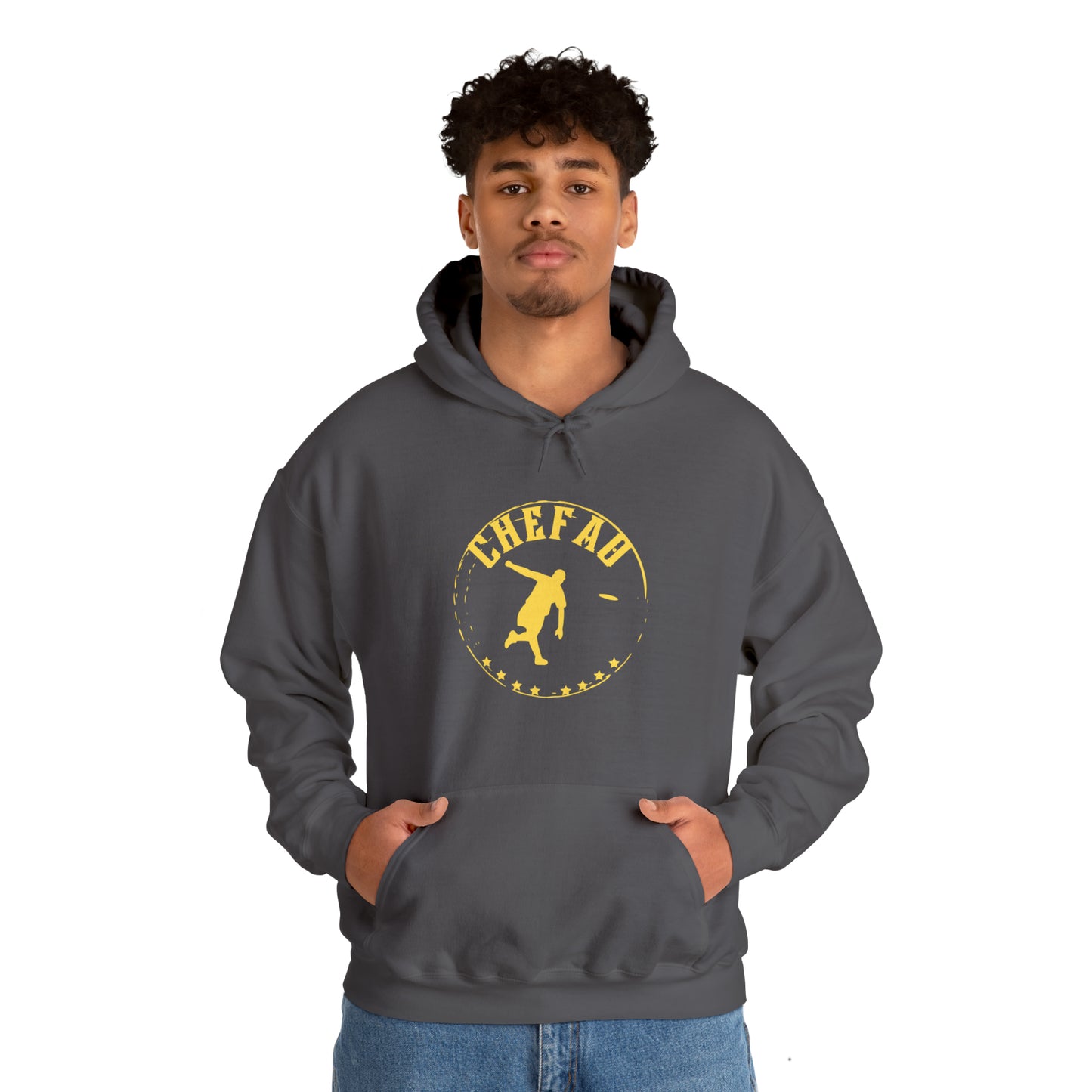 Chefao Frisbee I, Unisex Heavy Blend Hooded Sweatshirt