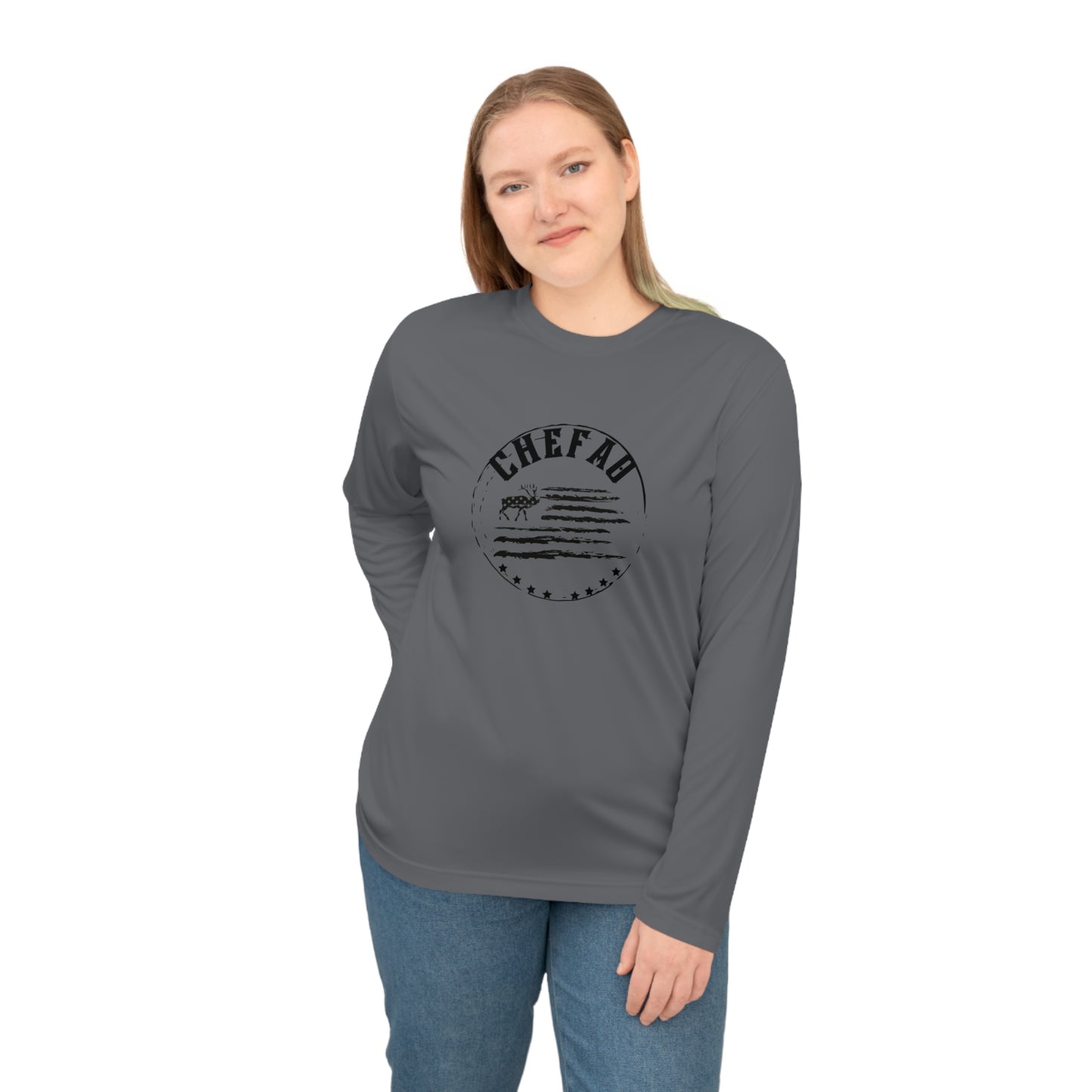 Chefao Hunting II, Unisex Performance Long Sleeve Shirt