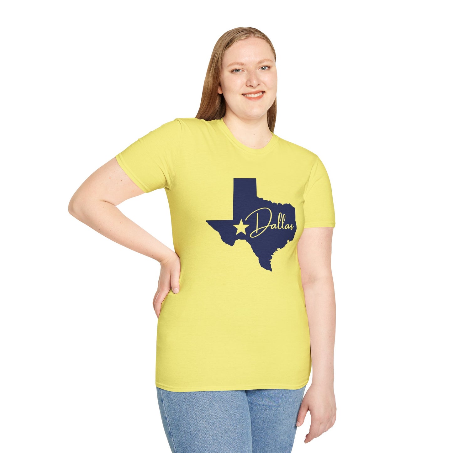 Chefao Dallas, Texas I, Unisex Softstyle T-Shirt