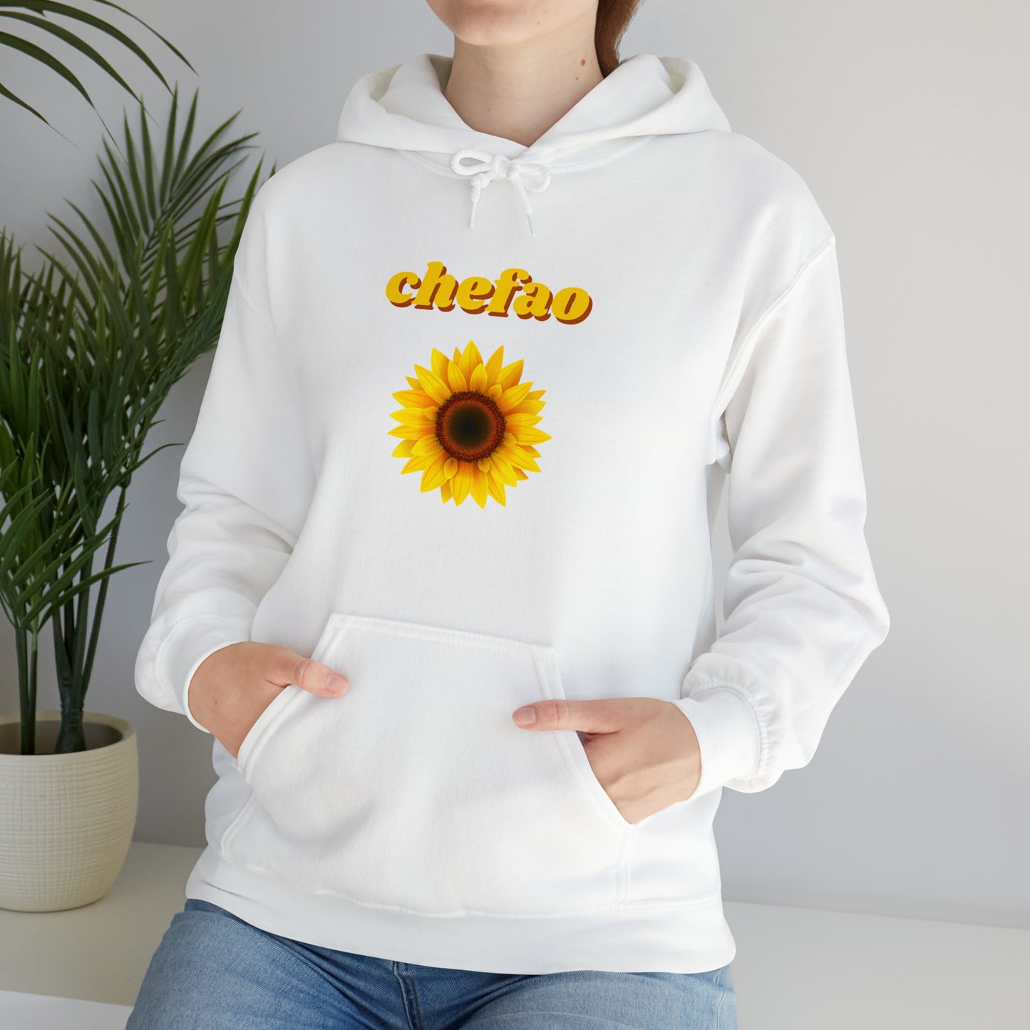 Chefao Sunflower I, Unisex Heavy Blend Hooded Sweatshirt