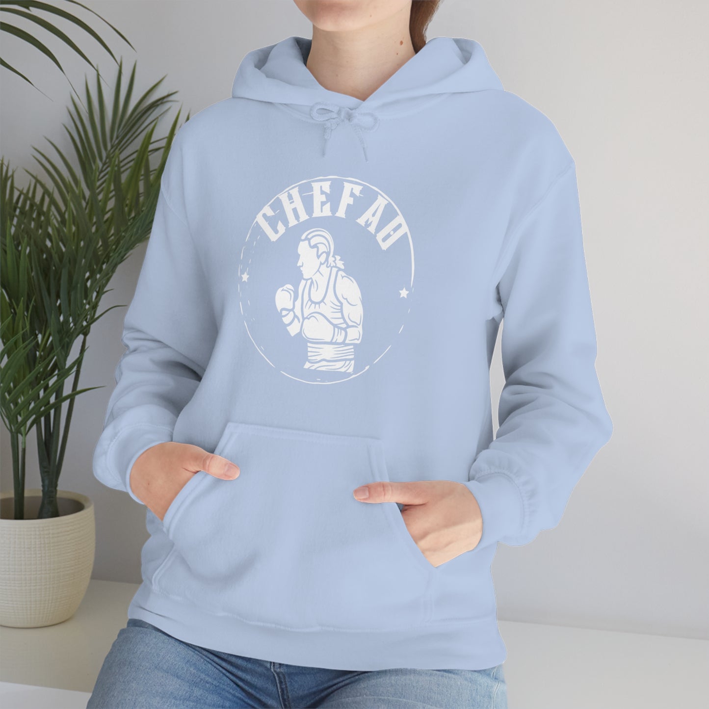 Chefao Boxer II, Unisex Heavy Blend Hooded Sweatshirt