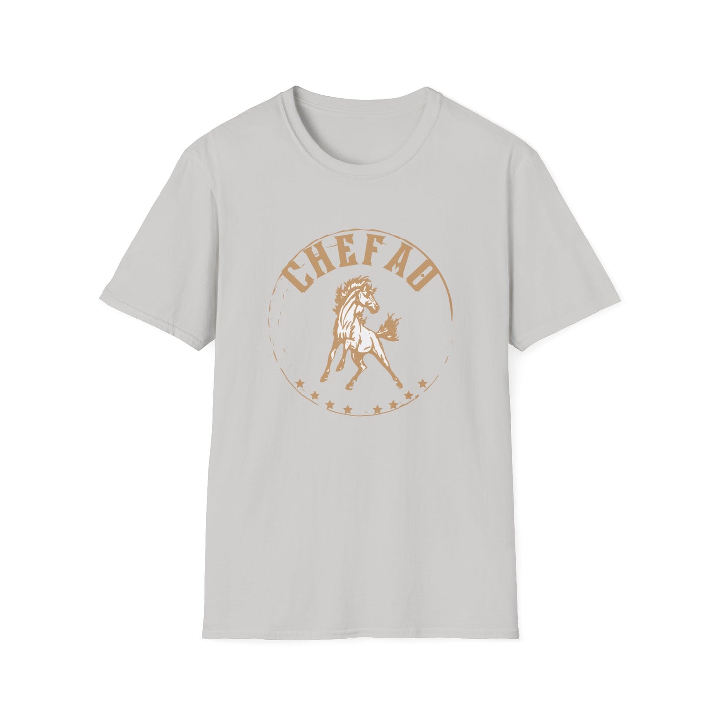 Chefao Horse II, Unisex Softstyle T-Shirt