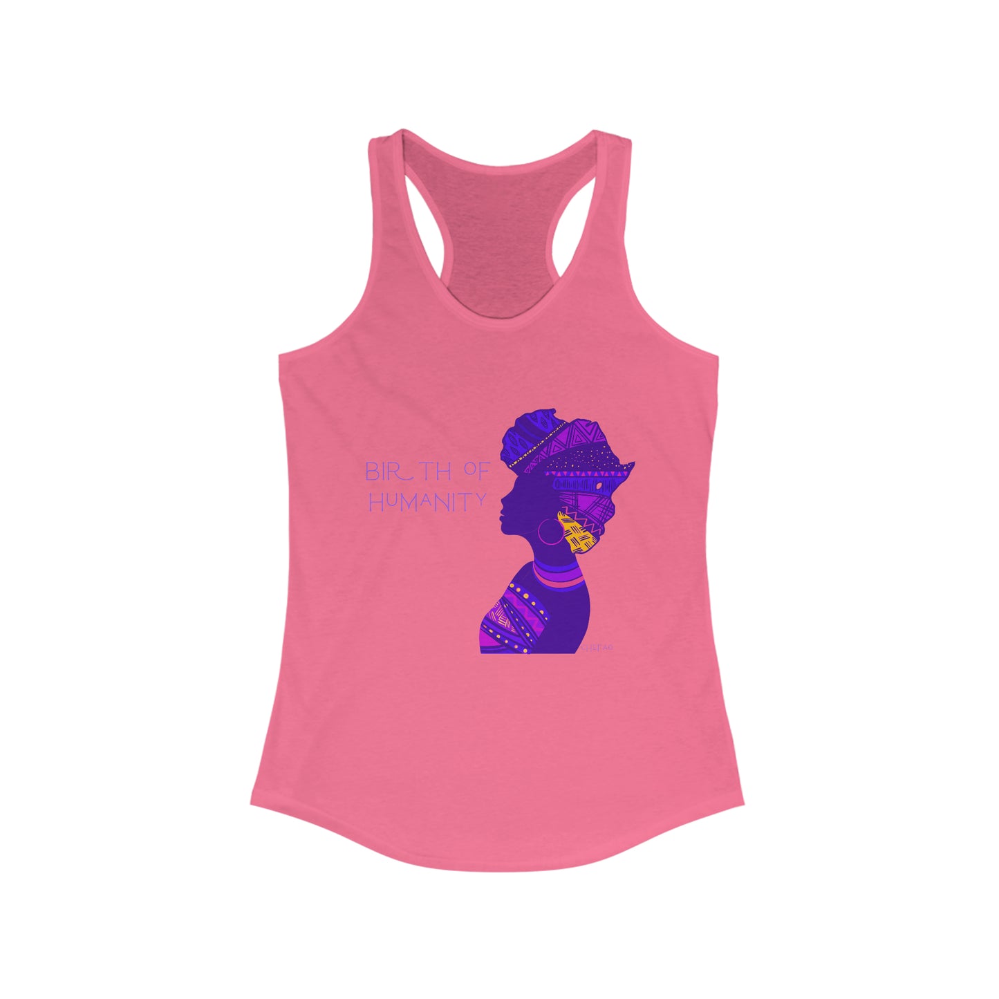 Birth of Humanity™ I, Women's Ideal Racerback Tank