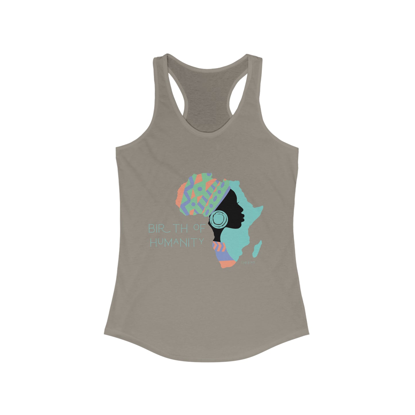 Birth of Humanity™ II, Women's Ideal Racerback Tank