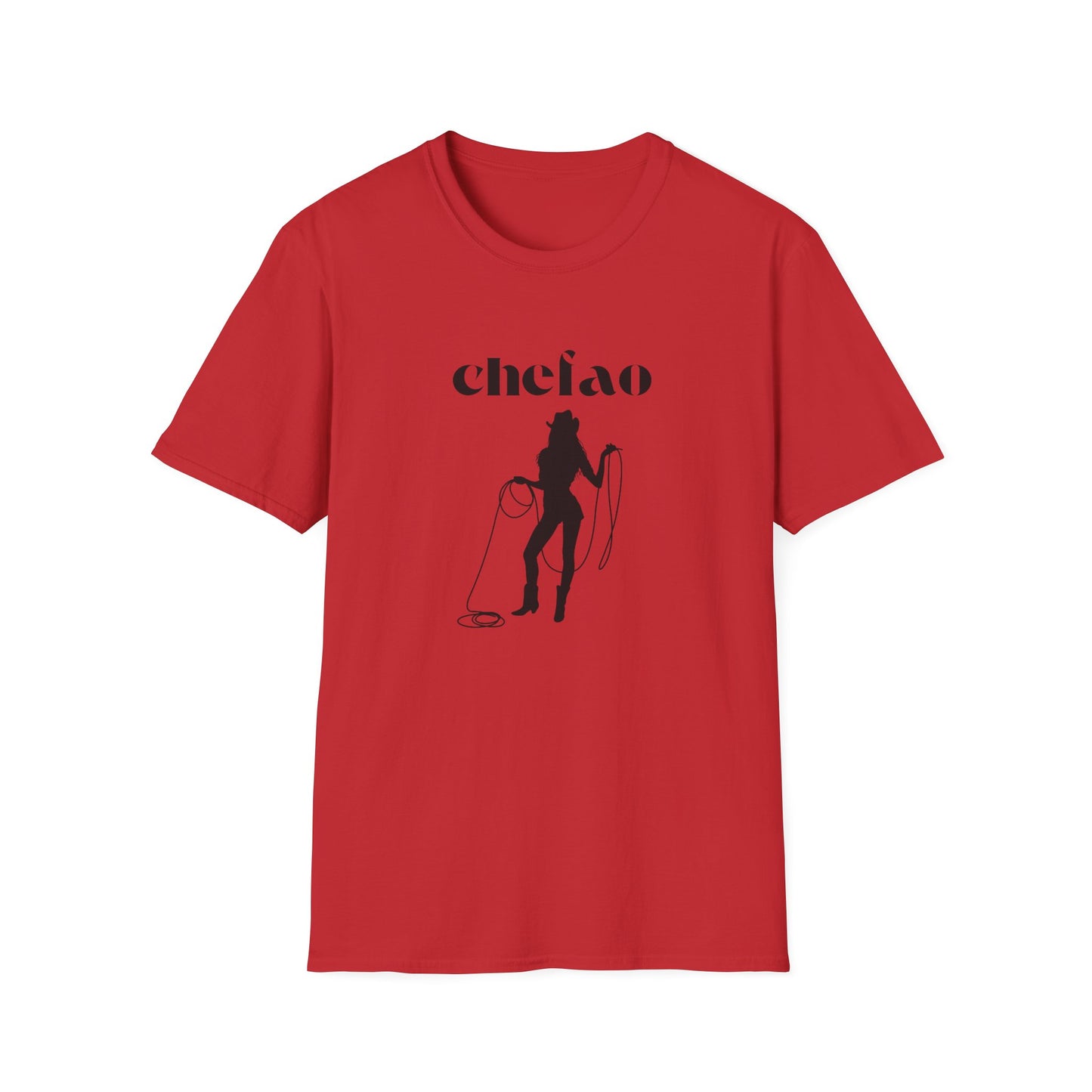 Chefao Cowgirl III, Unisex Softstyle T-Shirt