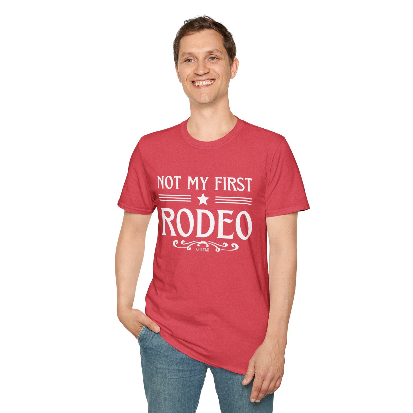 Not My First Rodeo, Unisex Softstyle T-Shirt