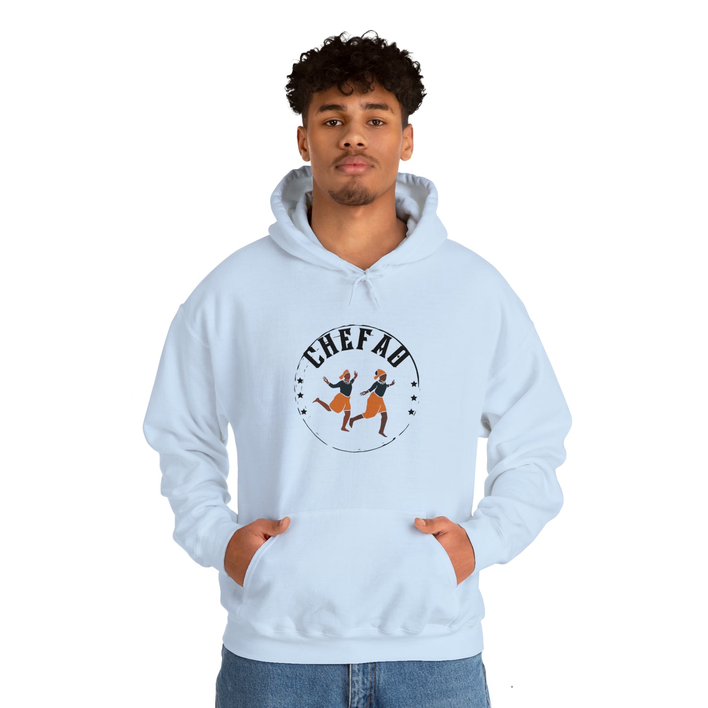 Chefao African Dance I, Unisex Heavy Blend Hooded Sweatshirt