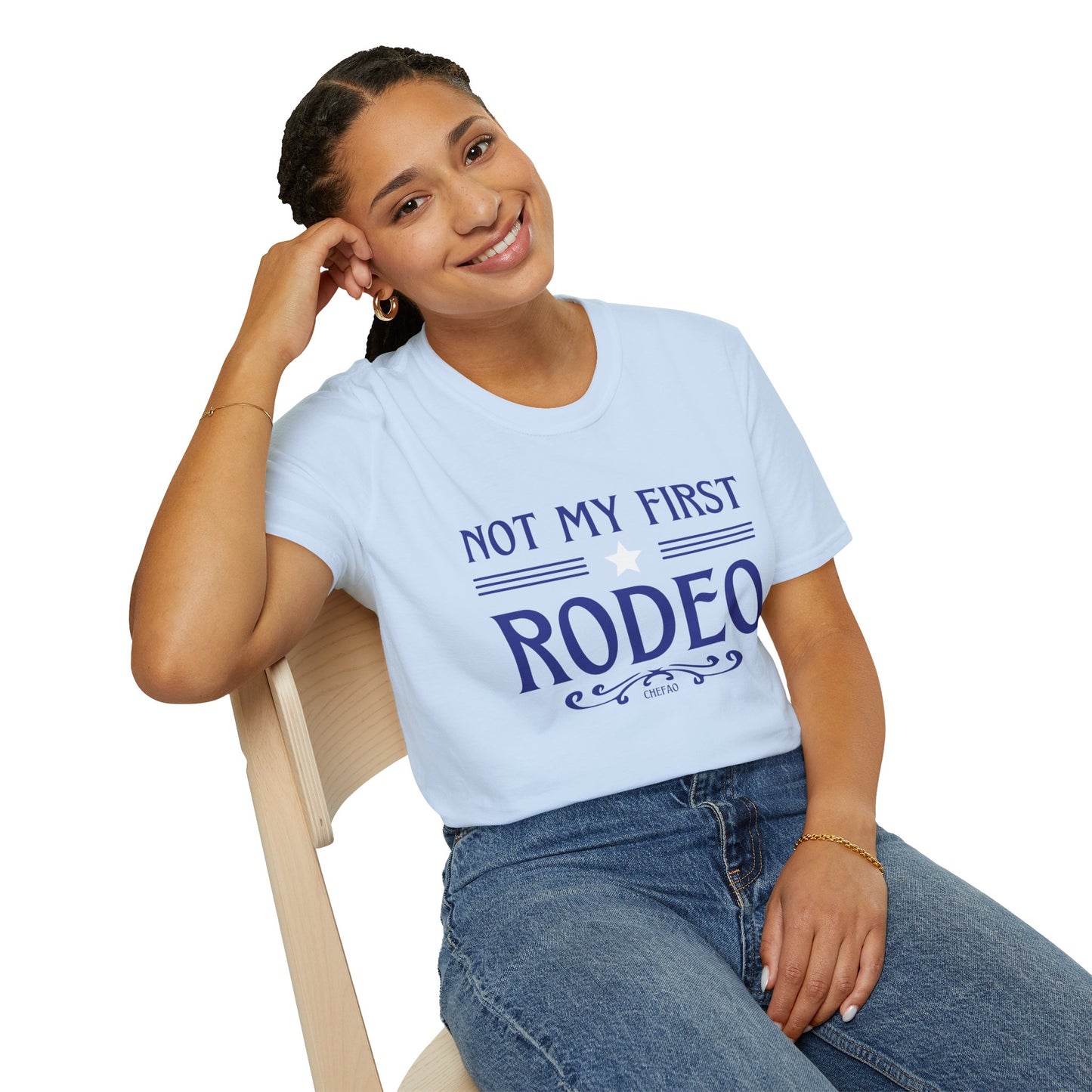 Not My First Rodeo, Unisex Softstyle T-Shirt