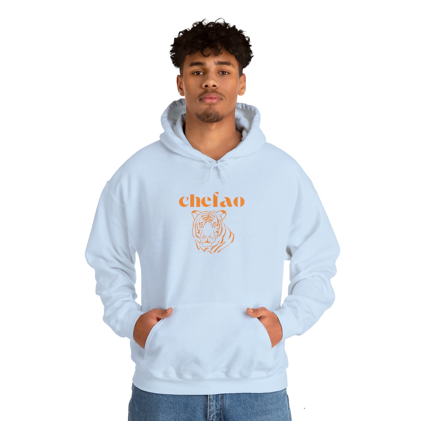 Chefao Tiger I, Unisex Heavy Blend Hooded Sweatshirt