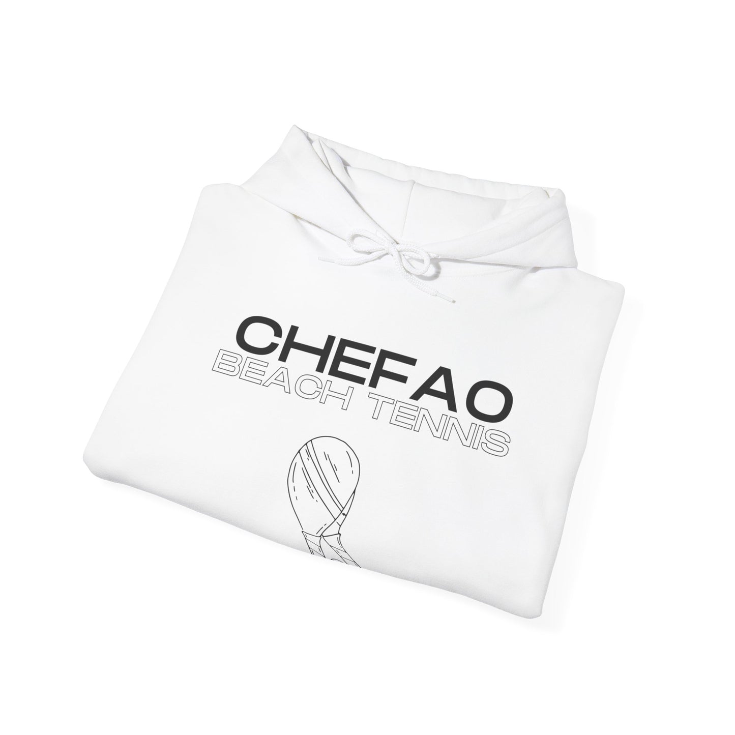 Chefao Beach Tennis I, Unisex Heavy Blend™ Hooded Sweatshirt