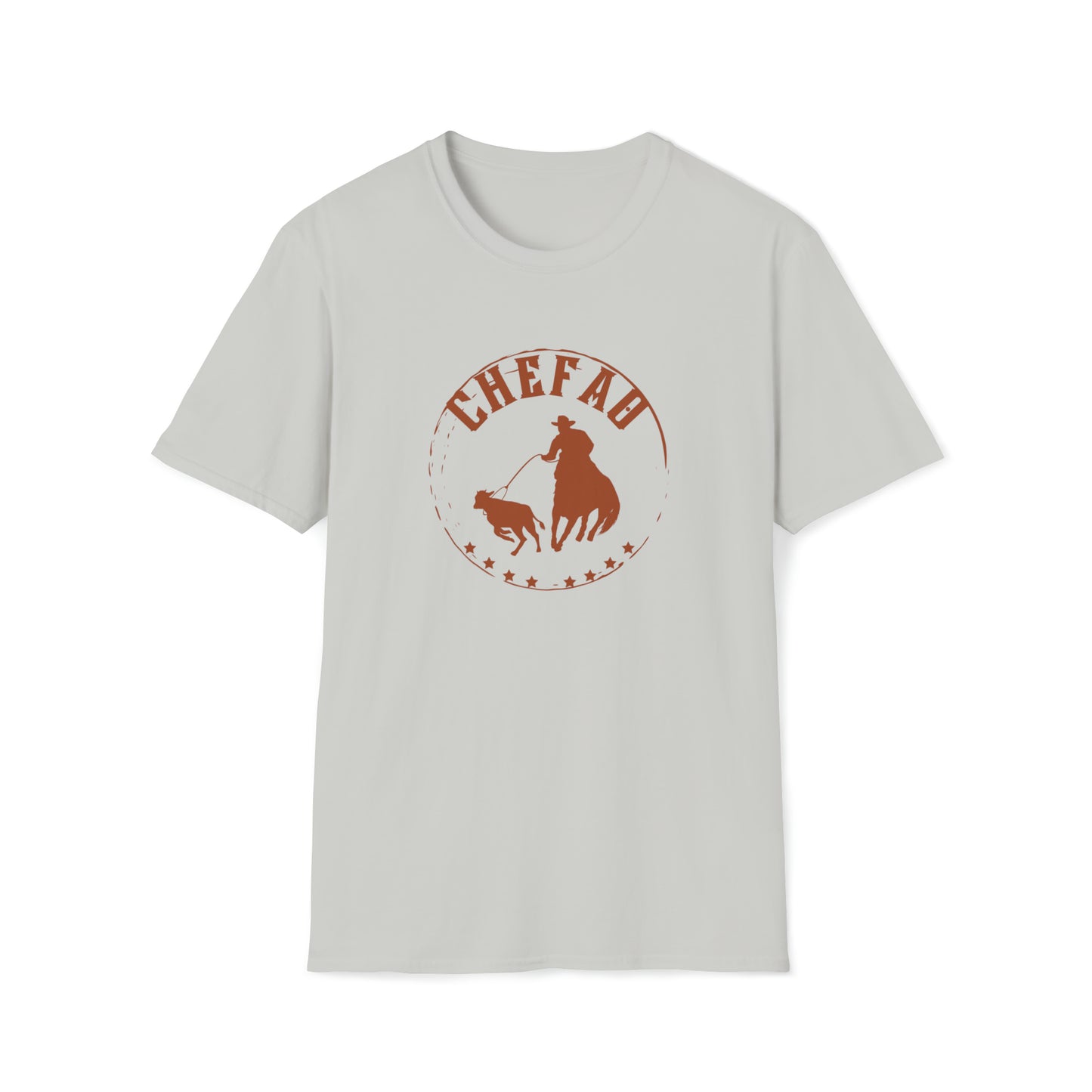 Chefao Calf Roping I, Unisex Softstyle T-Shirt