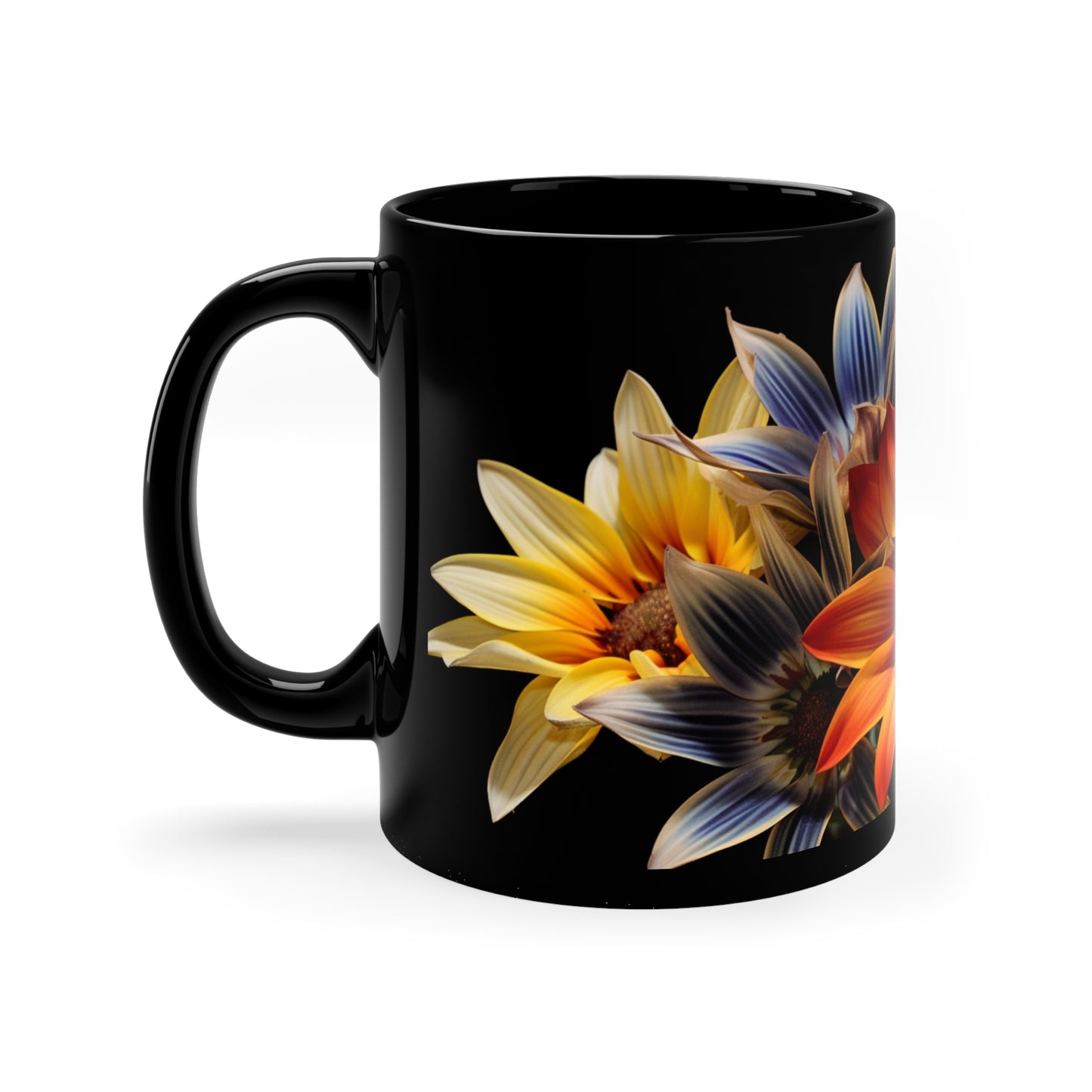 Gazania I, 11oz Black Coffee Mug