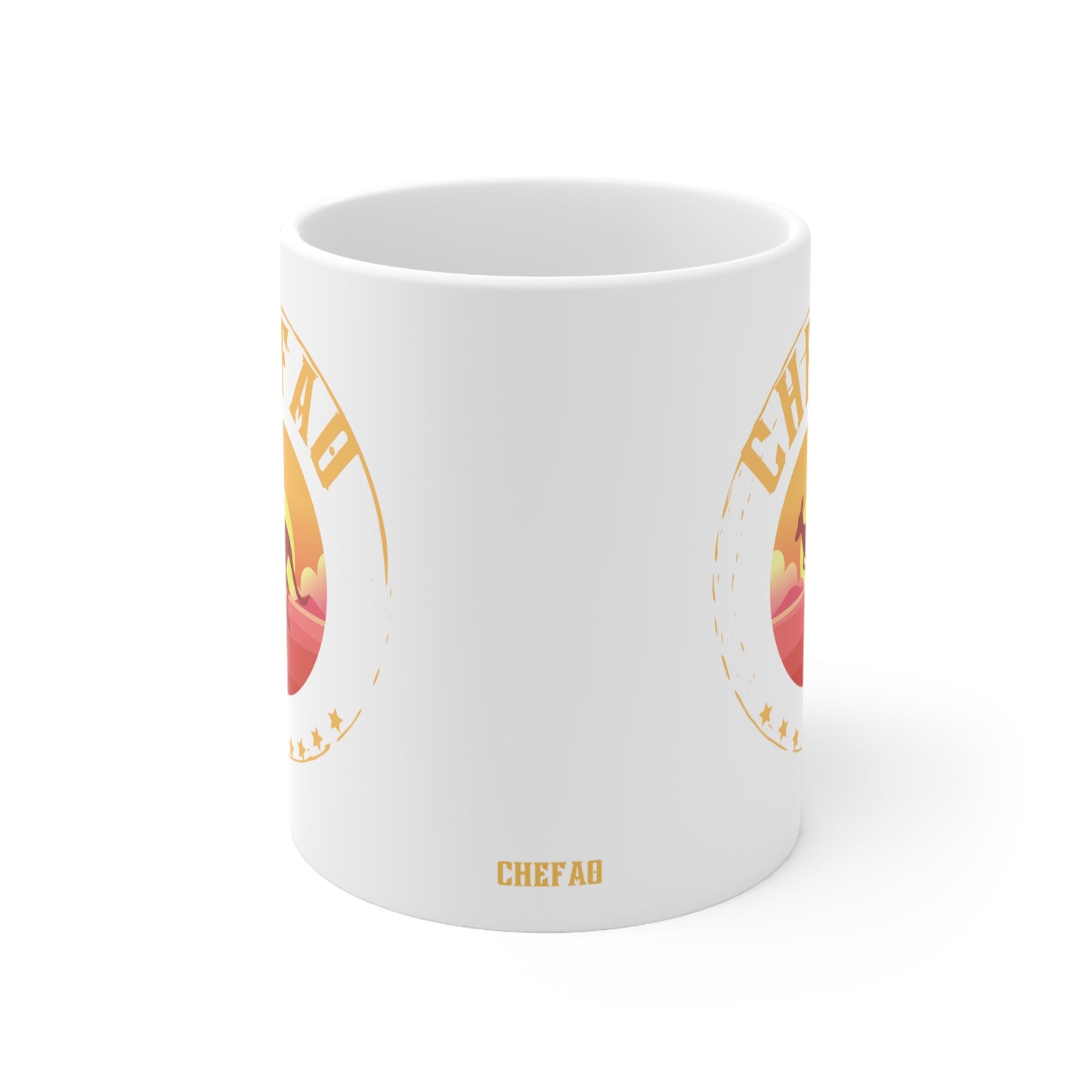 Chefao Kangaroo I, White Coffee Mug, 11oz