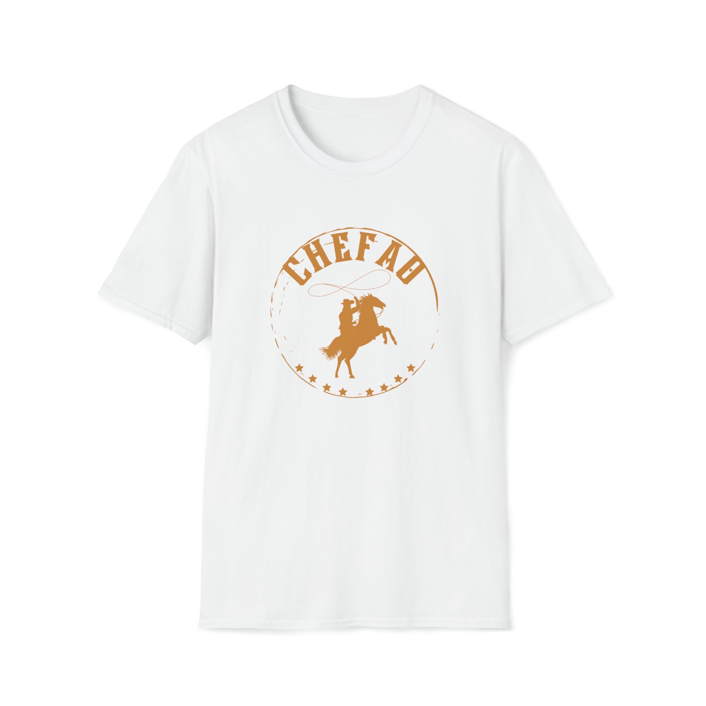 Chefao Cowboy V, Unisex Softstyle T-Shirt