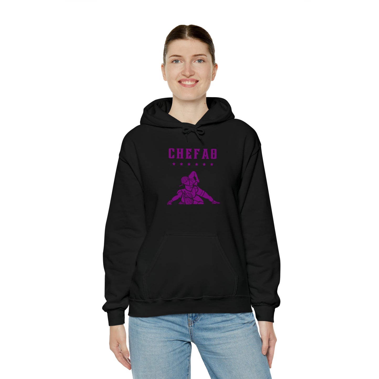 Chefao Wrestling III, Unisex Heavy Blend Hooded Sweatshirt