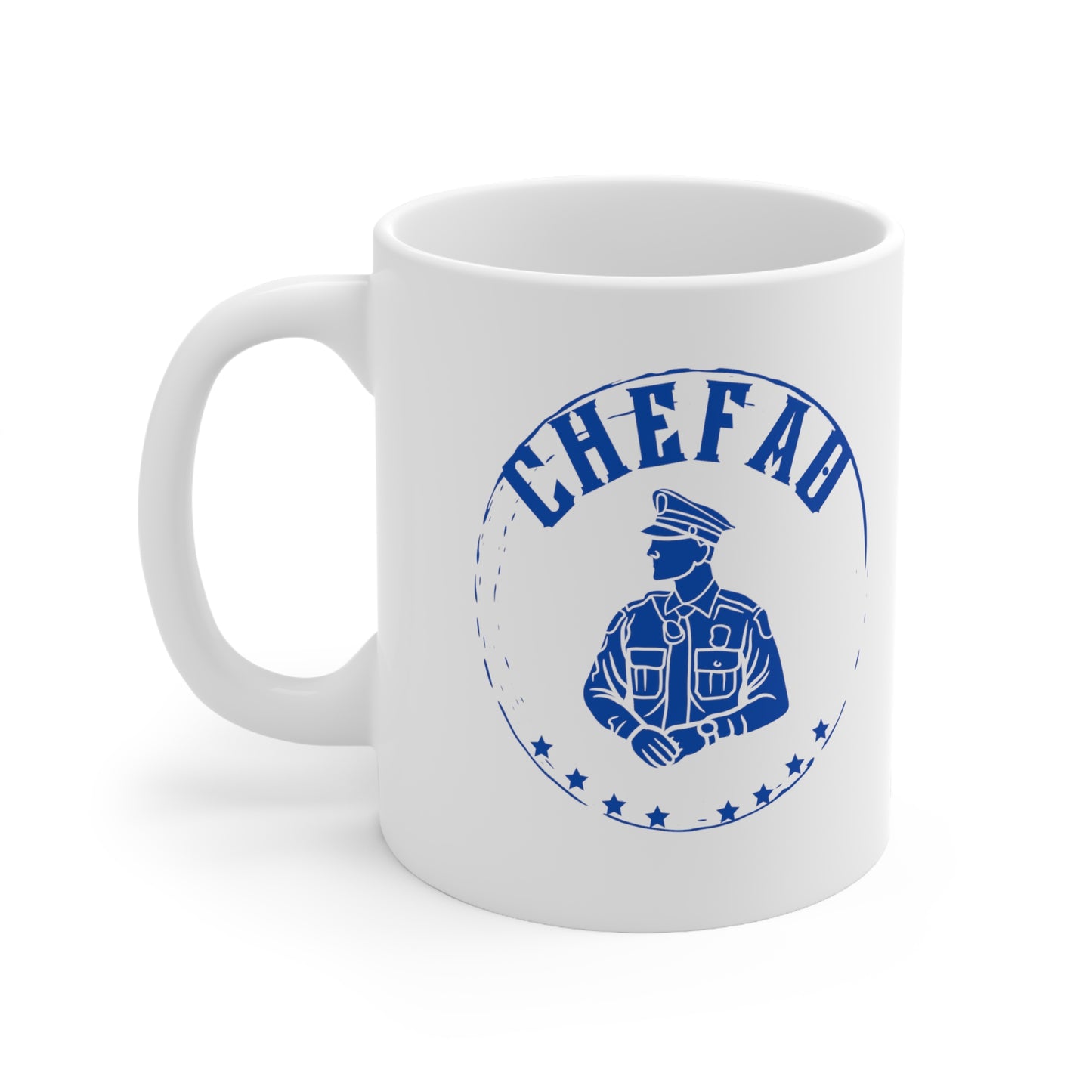 Chefao Police IV, White Coffee Mug, 11oz
