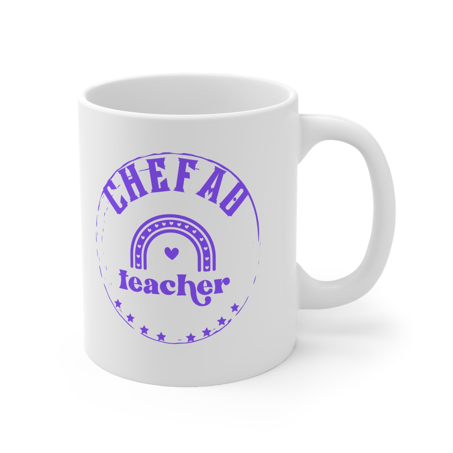 Chefao Teacher III, White Coffee Mug, 11oz