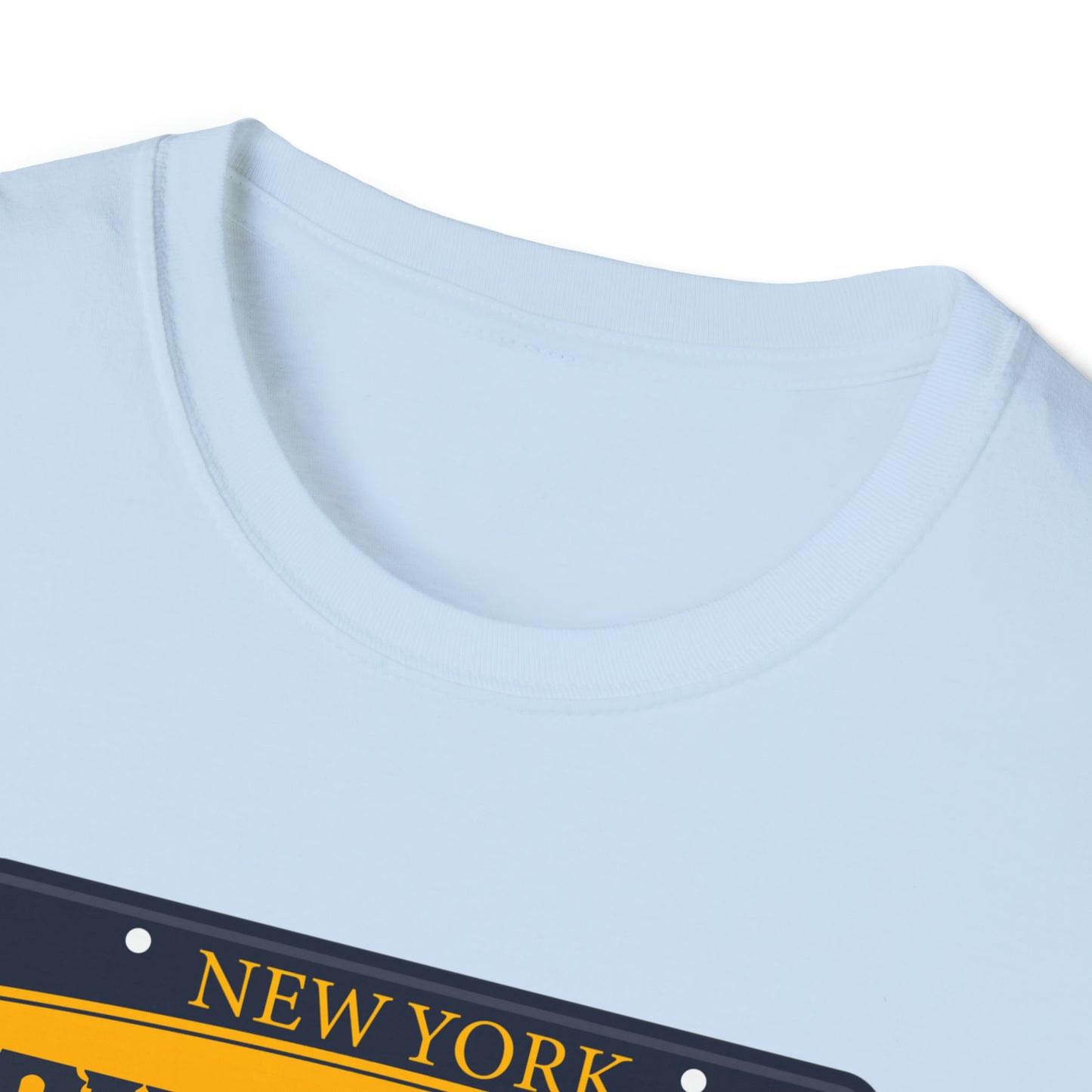 Chefao New York License Plate I, Unisex Softstyle T-Shirt