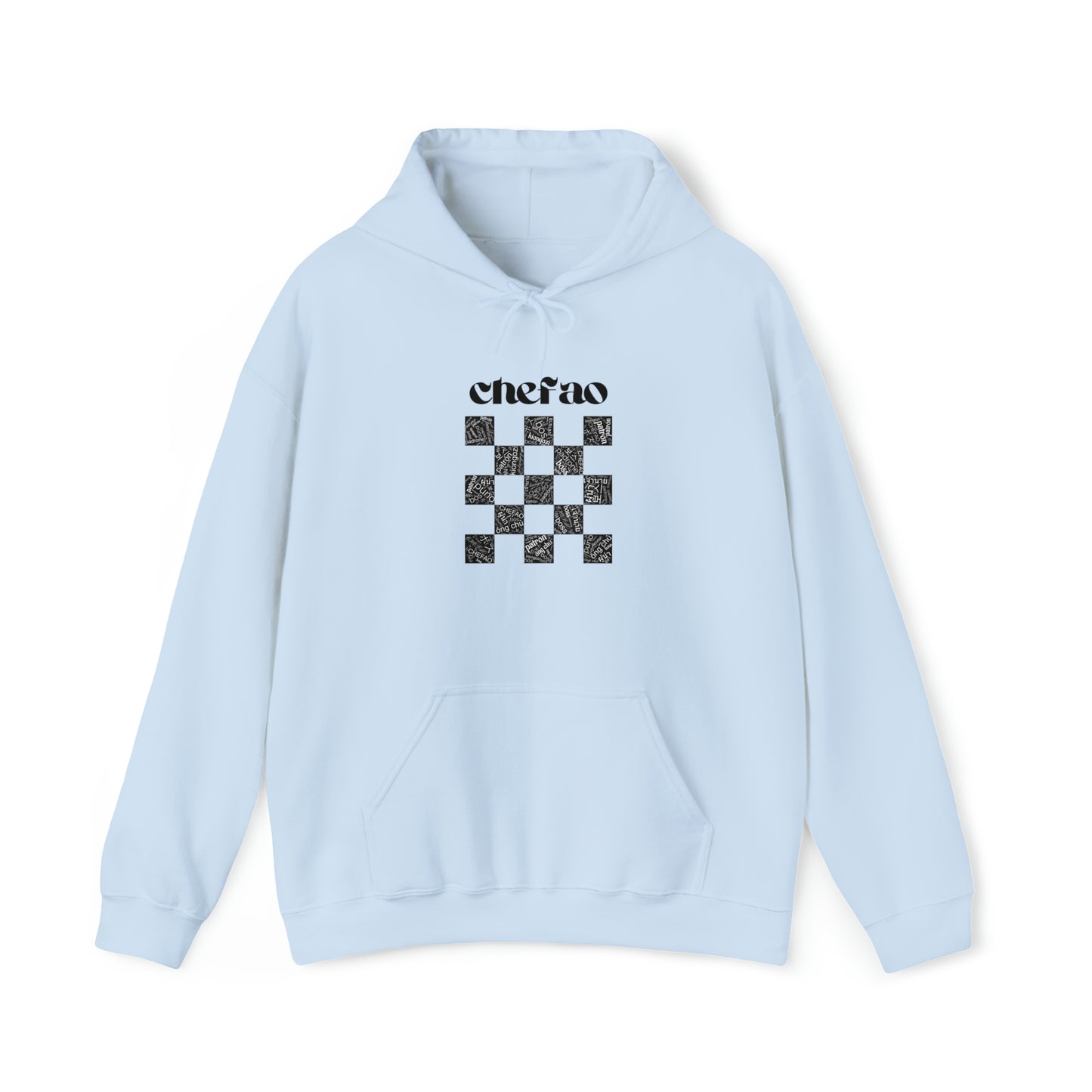 Chefao Checkered I, Unisex Heavy Blend™ Hooded Sweatshirt