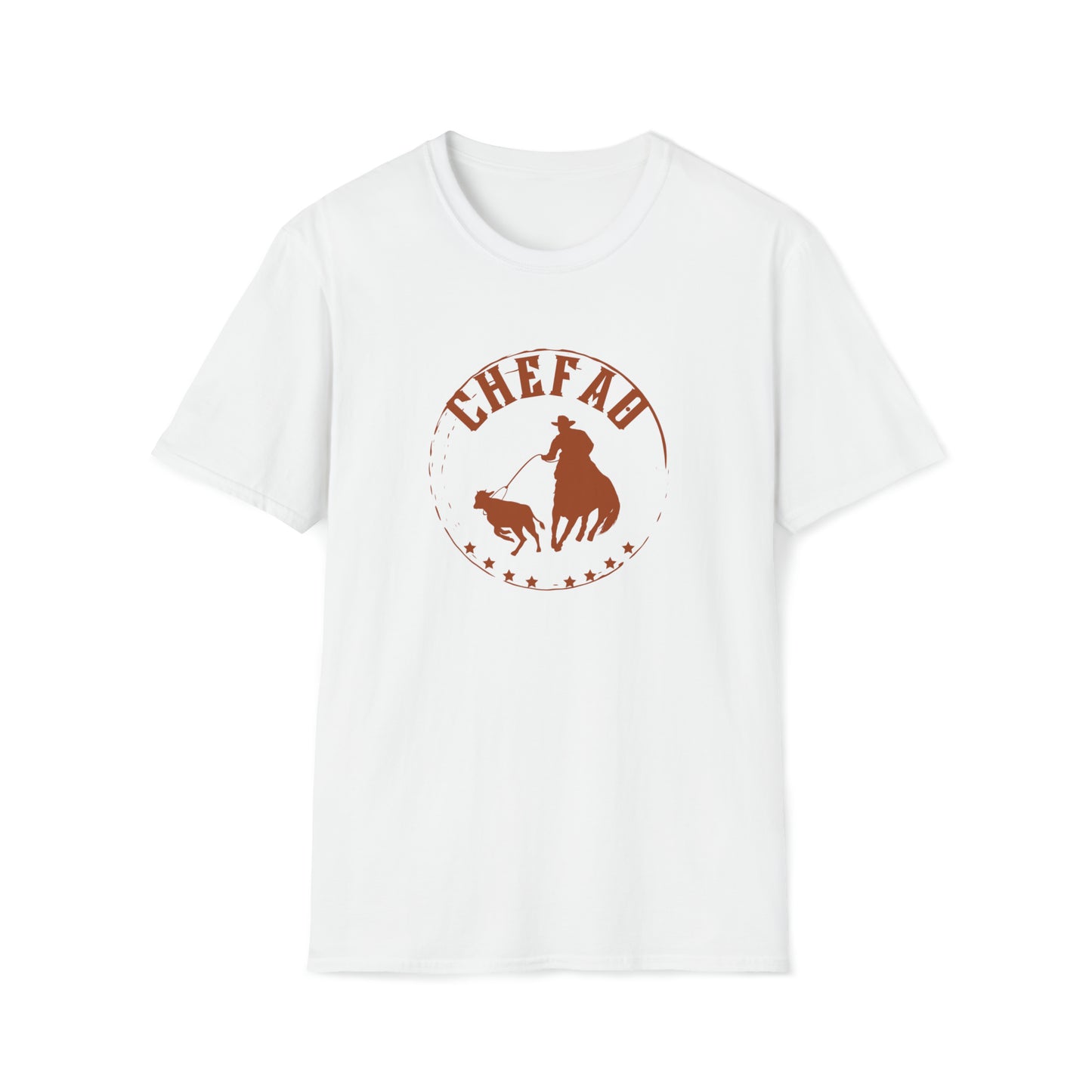 Chefao Calf Roping I, Unisex Softstyle T-Shirt