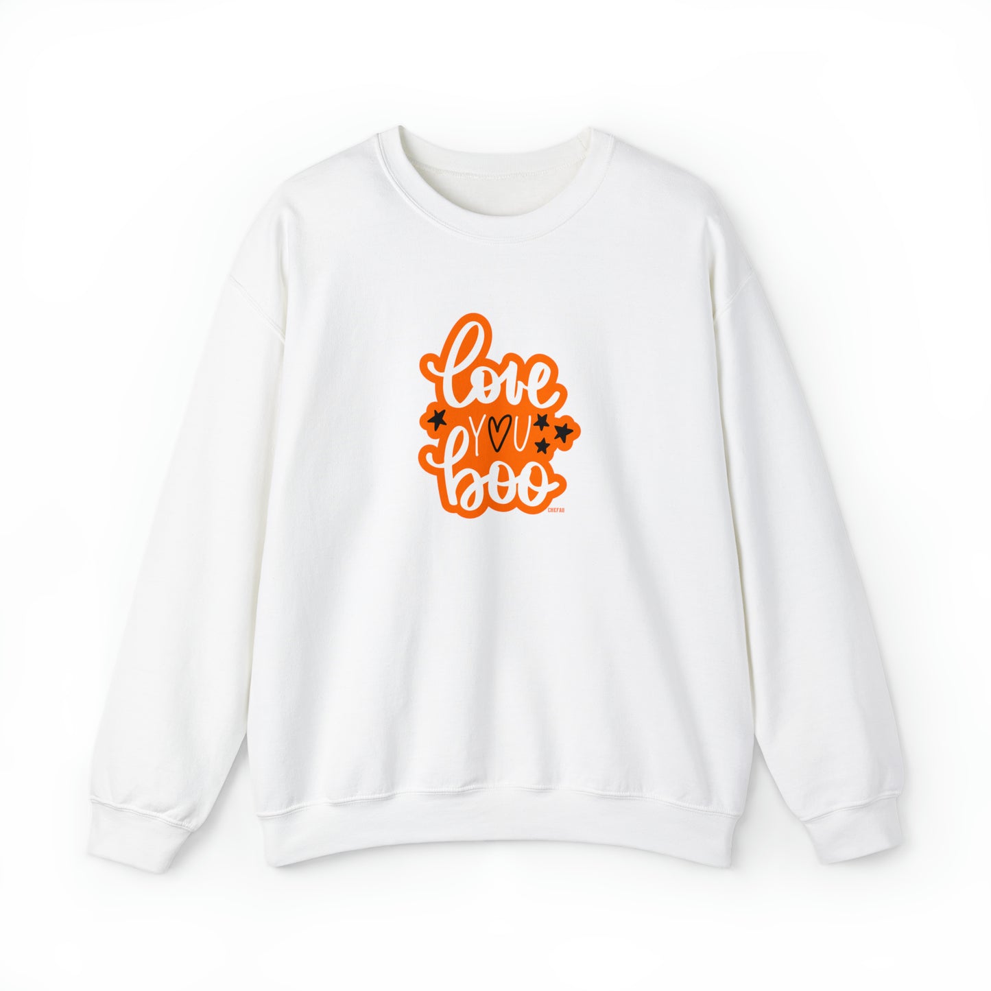 Love You Boo, Unisex Heavy Blend Crewneck Sweatshirt