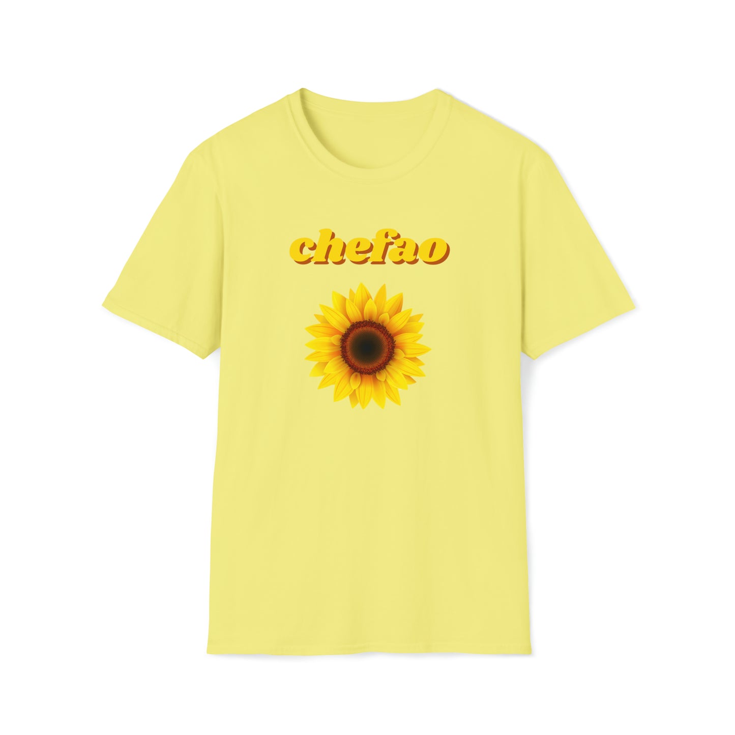 Chefao Sunflower I, Unisex Softstyle T-Shirt