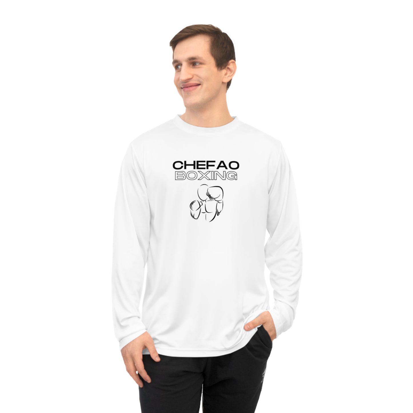 Chefao Boxing IV, Unisex Performance Long Sleeve Shirt