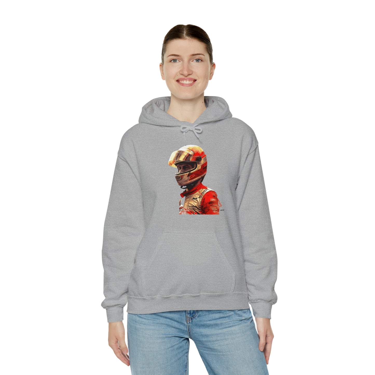 Racecar Driver, Unisex Heavy Blend Hooded Sweatshirt