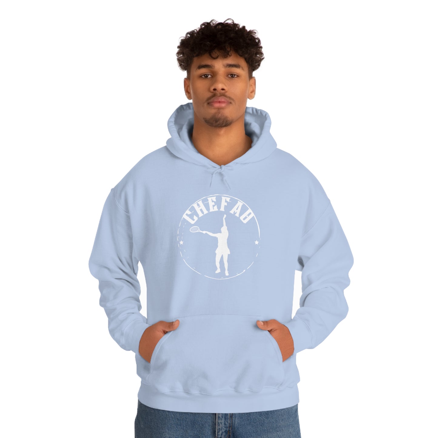 Chefao Tennis I, Unisex Heavy Blend Hooded Sweatshirt