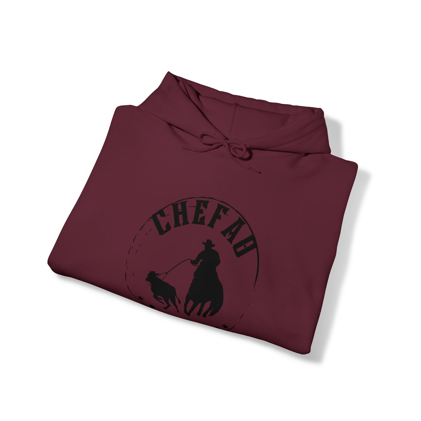 Chefao Calf Roping I, Unisex Heavy Blend Hooded Sweatshirt