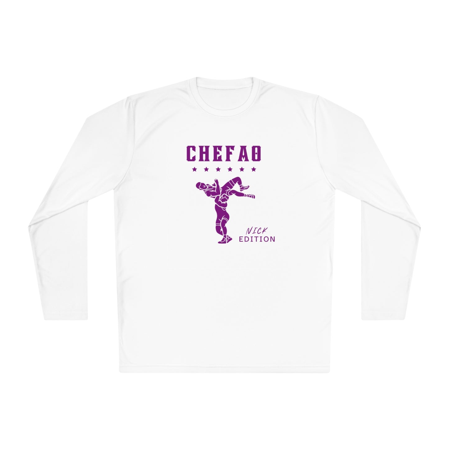 Chefao Wrestling The Nick Edition I, Unisex Lightweight Long Sleeve Tee