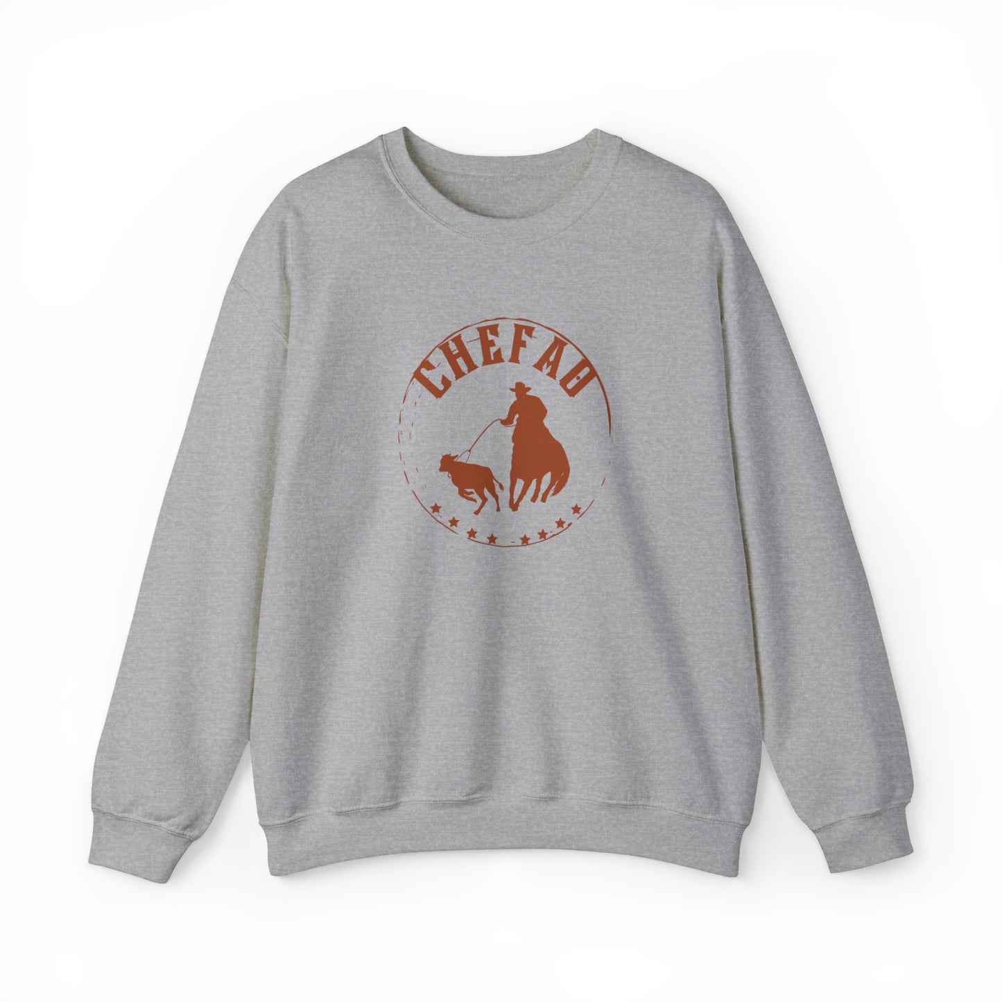 Chefao Calf Roping I, Unisex Heavy Blend Crewneck Sweatshirt