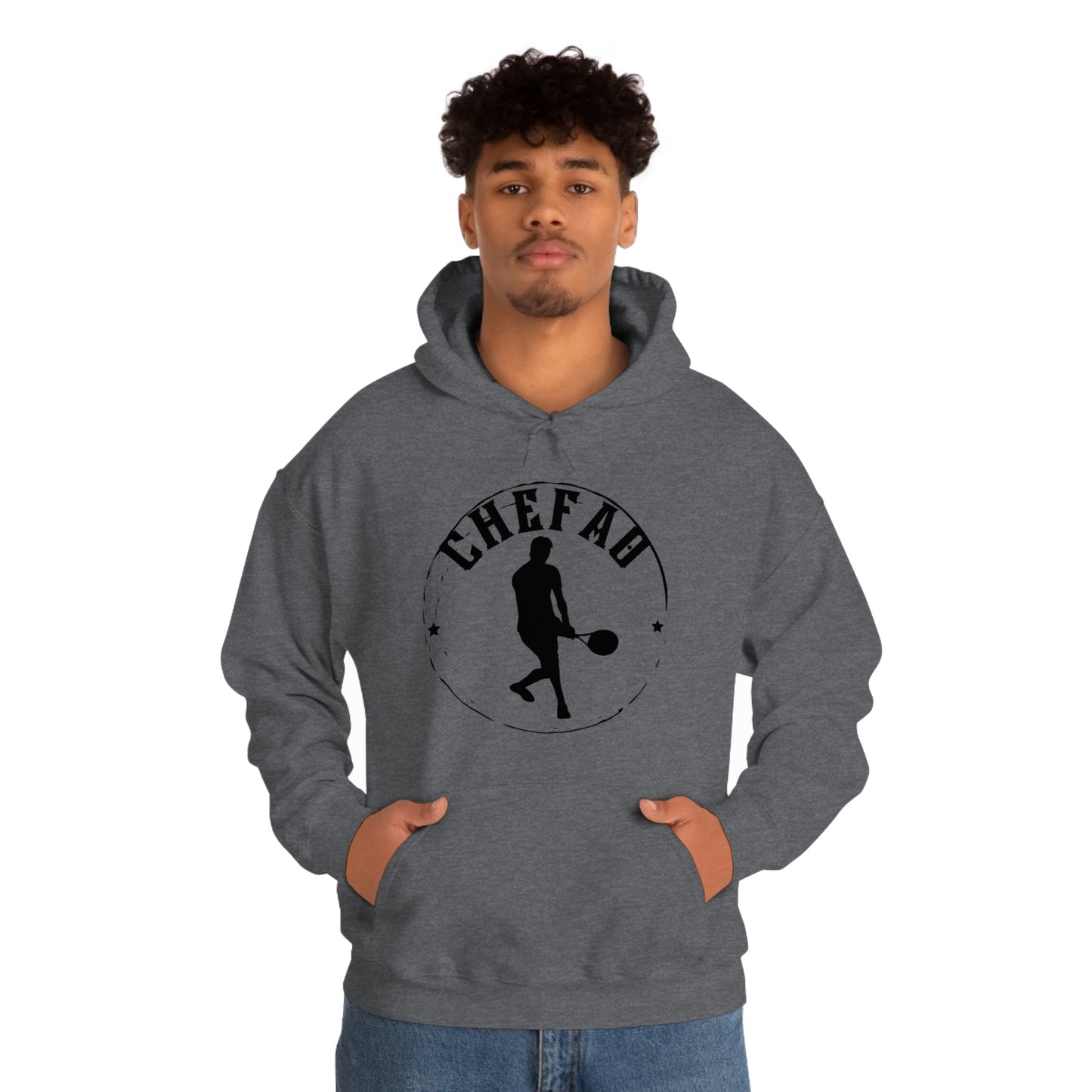 Chefao Tennis II, Unisex Heavy Blend Hooded Sweatshirt