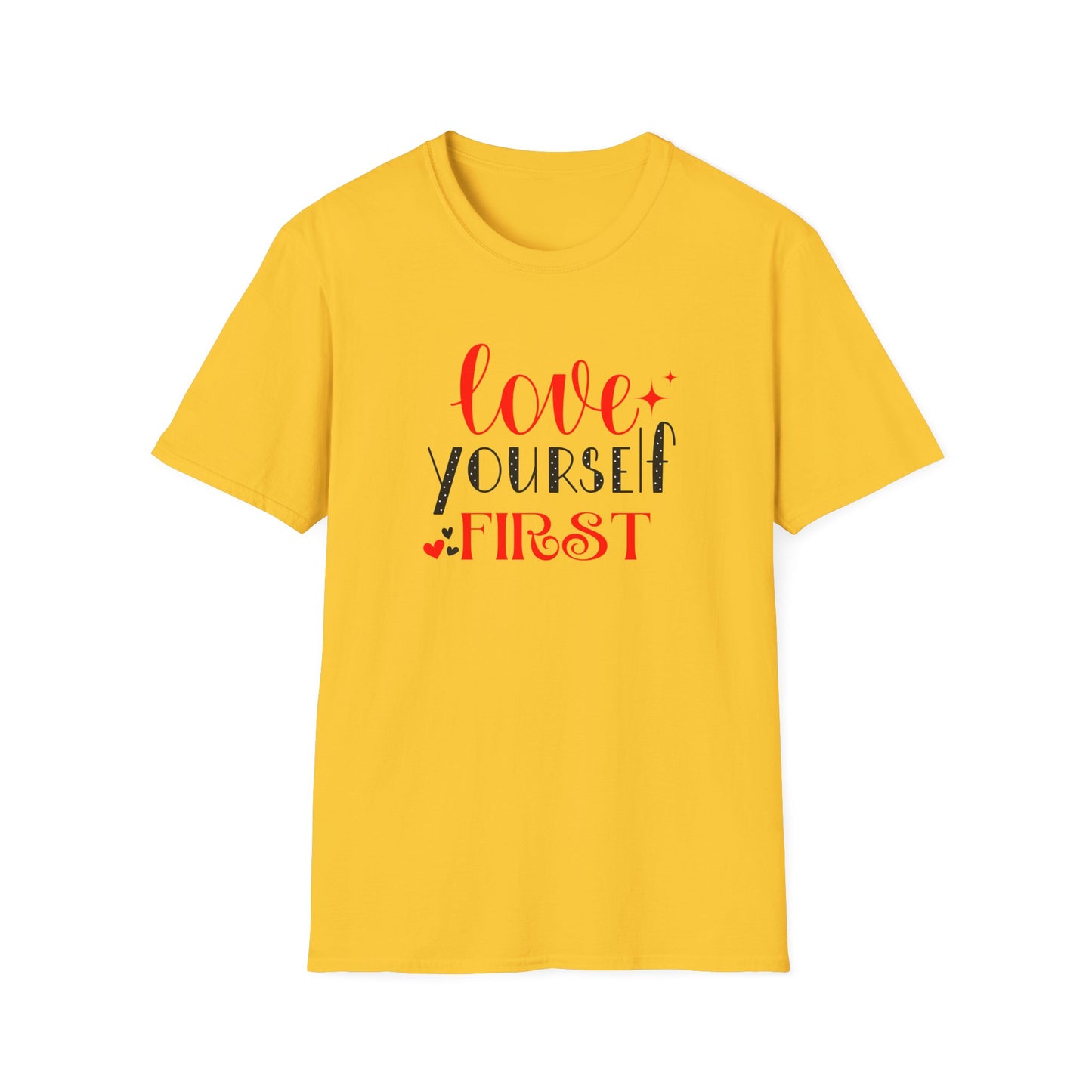 Love Yourself First I, Unisex Softstyle T-Shirt