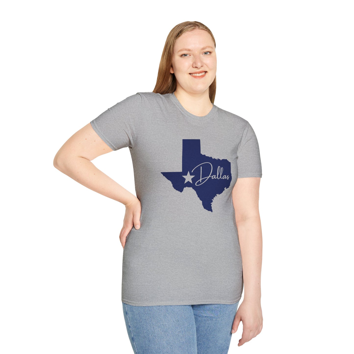 Chefao Dallas, Texas I, Unisex Softstyle T-Shirt