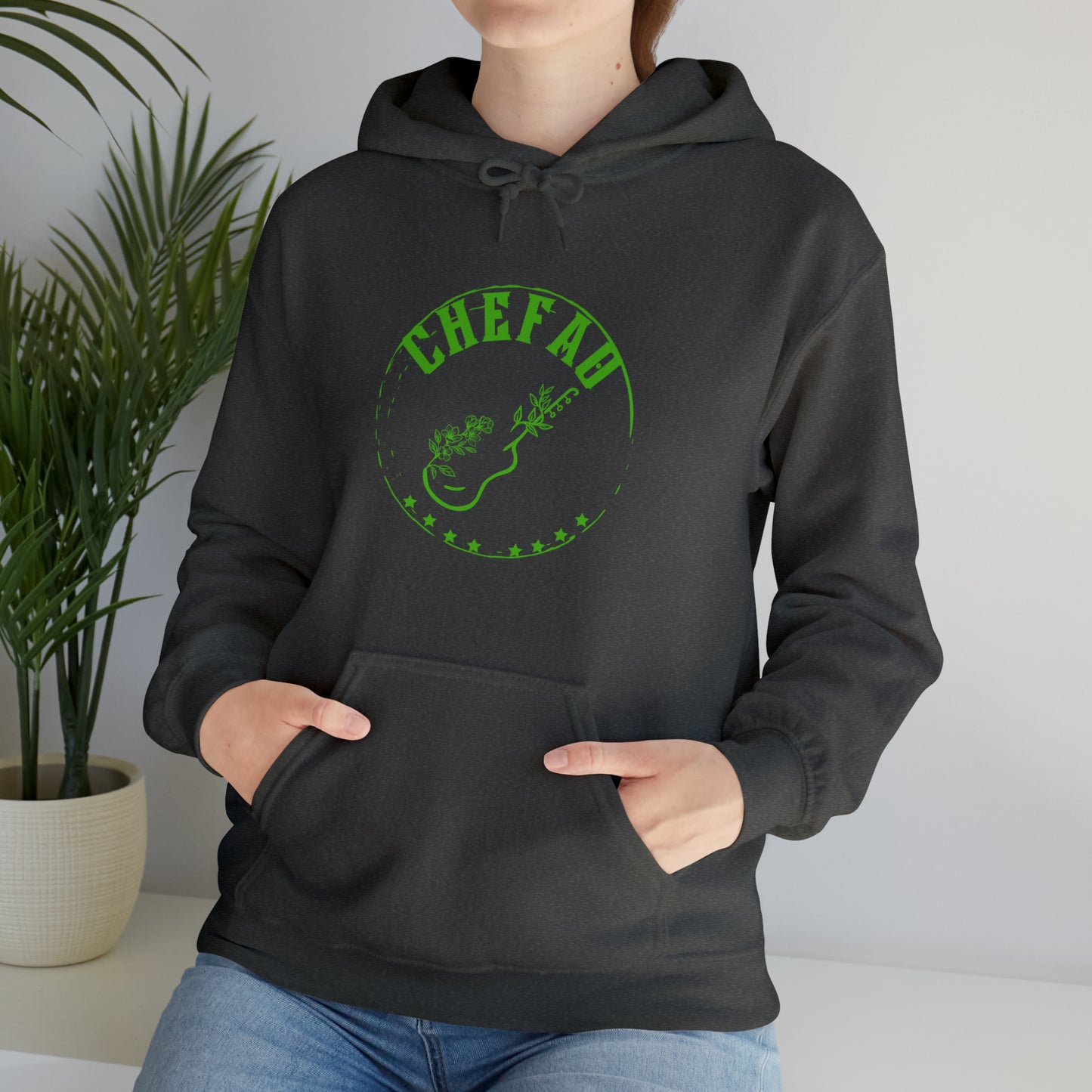 Chefao Guitar I, Unisex Heavy Blend Hooded Sweatshirt