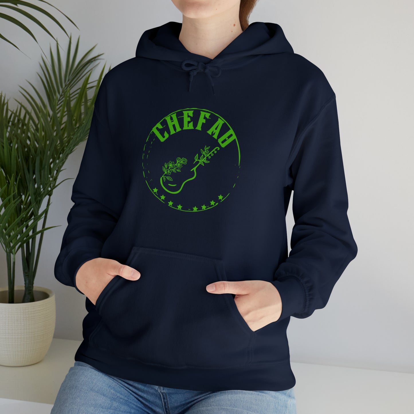 Chefao Guitar I, Unisex Heavy Blend Hooded Sweatshirt