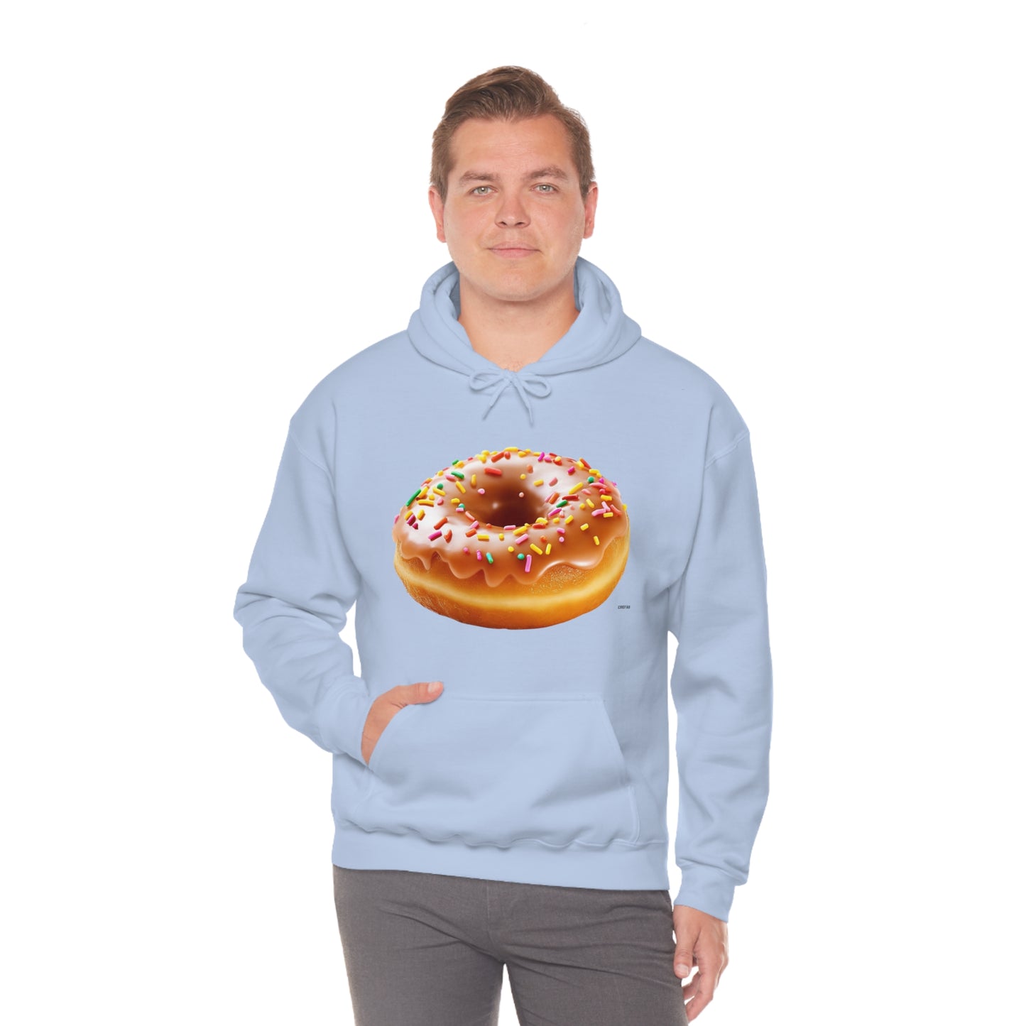 Sprinkled Donut, Unisex Heavy Blend Hooded Sweatshirt