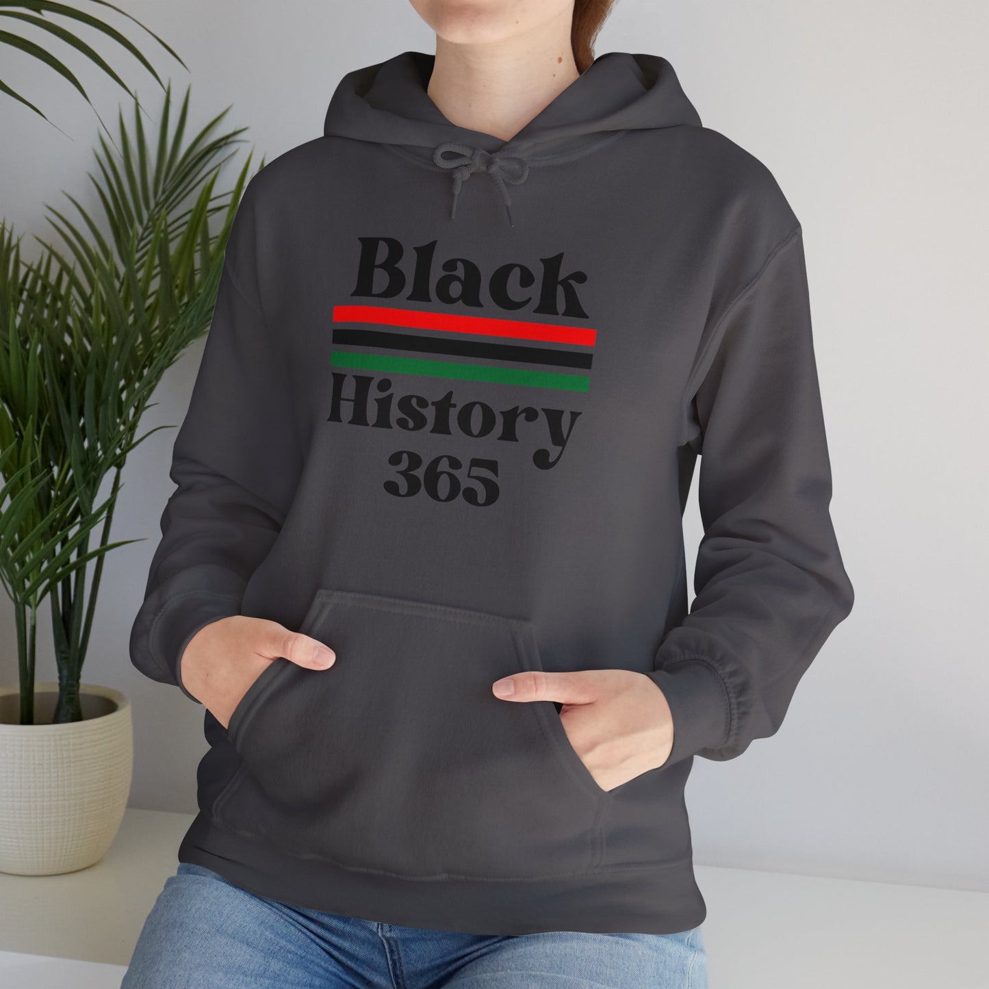 Chefao Black History 365, Unisex Heavy Blend Hooded Sweatshirt