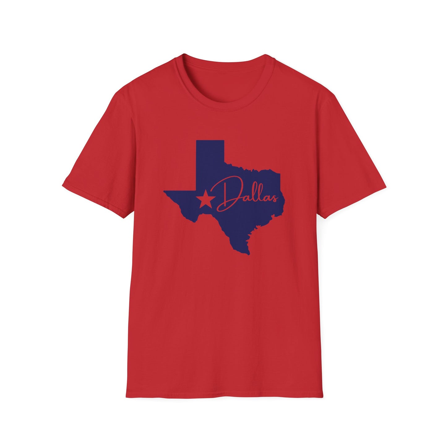 Chefao Dallas, Texas I, Unisex Softstyle T-Shirt