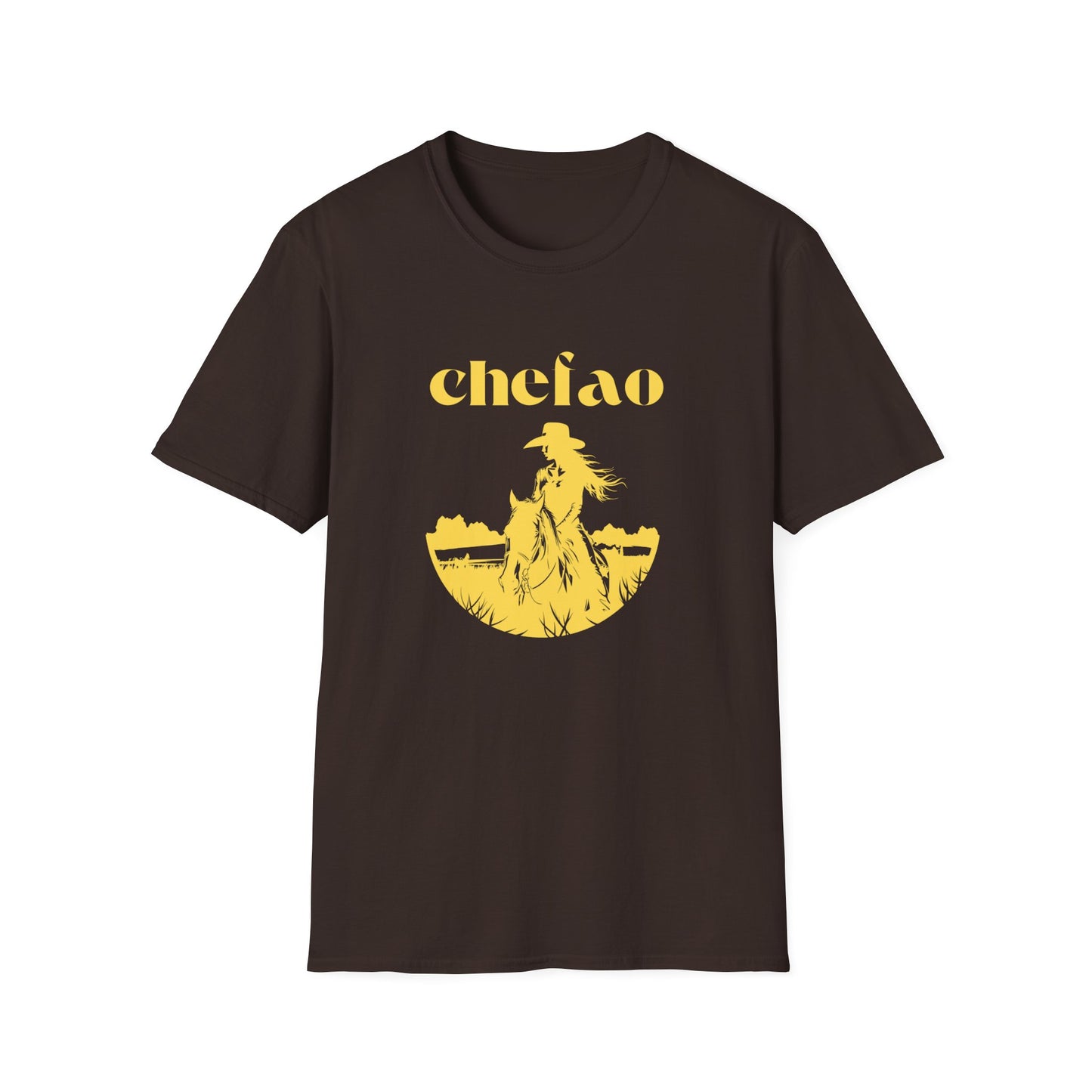 Chefao Cowgirl IV, Unisex Softstyle T-Shirt