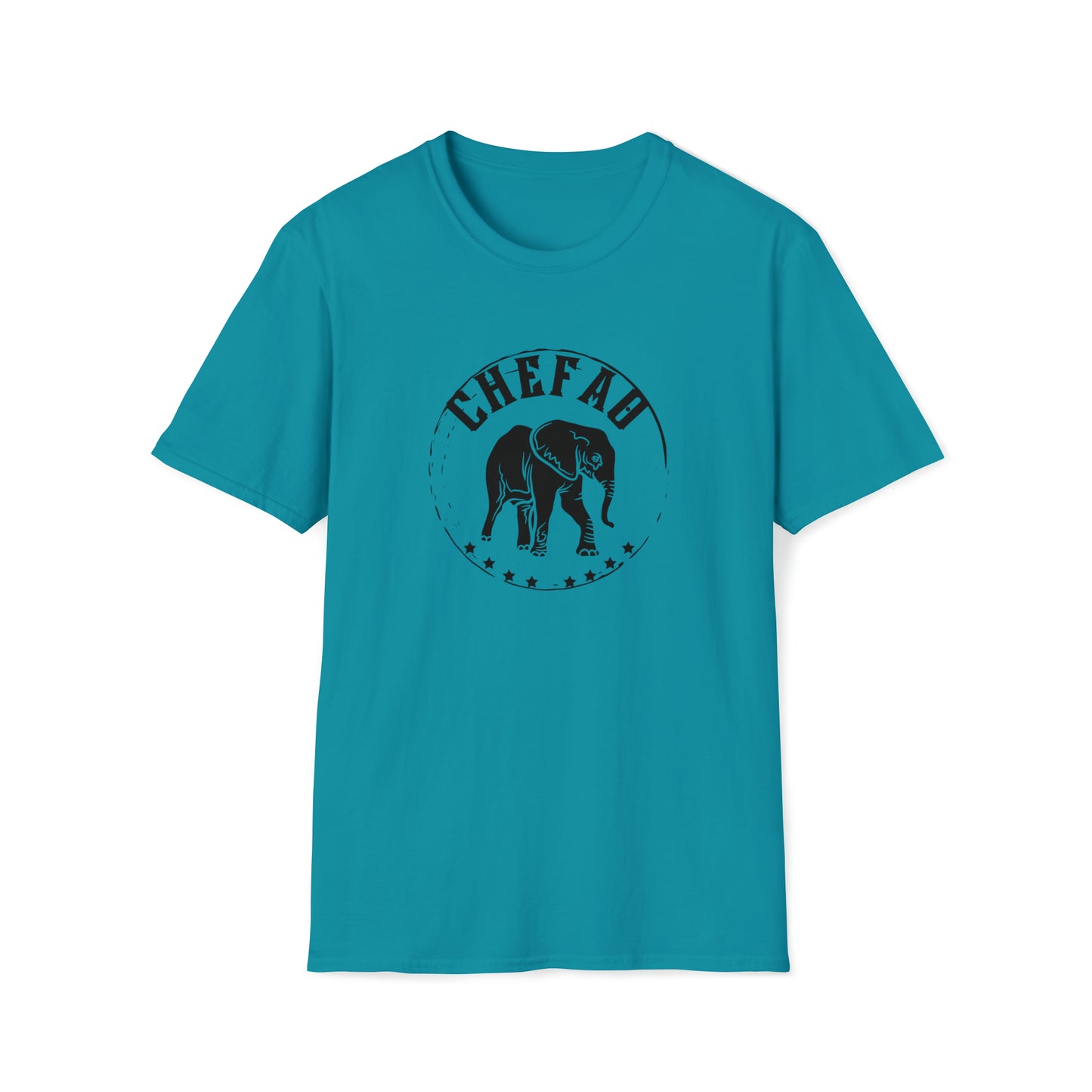 Chefao Elephant II, Unisex Softstyle T-Shirt