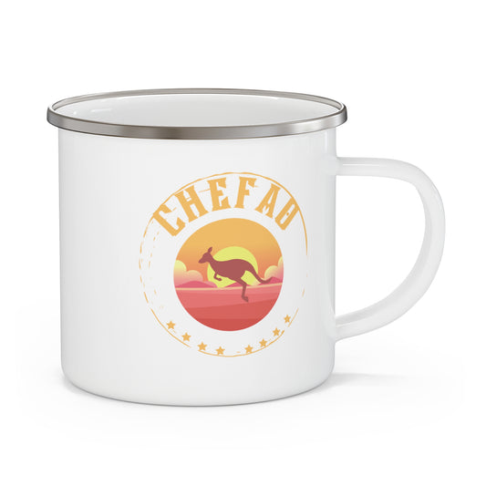 Chefao Kangaroo I, Enamel Camping Mug