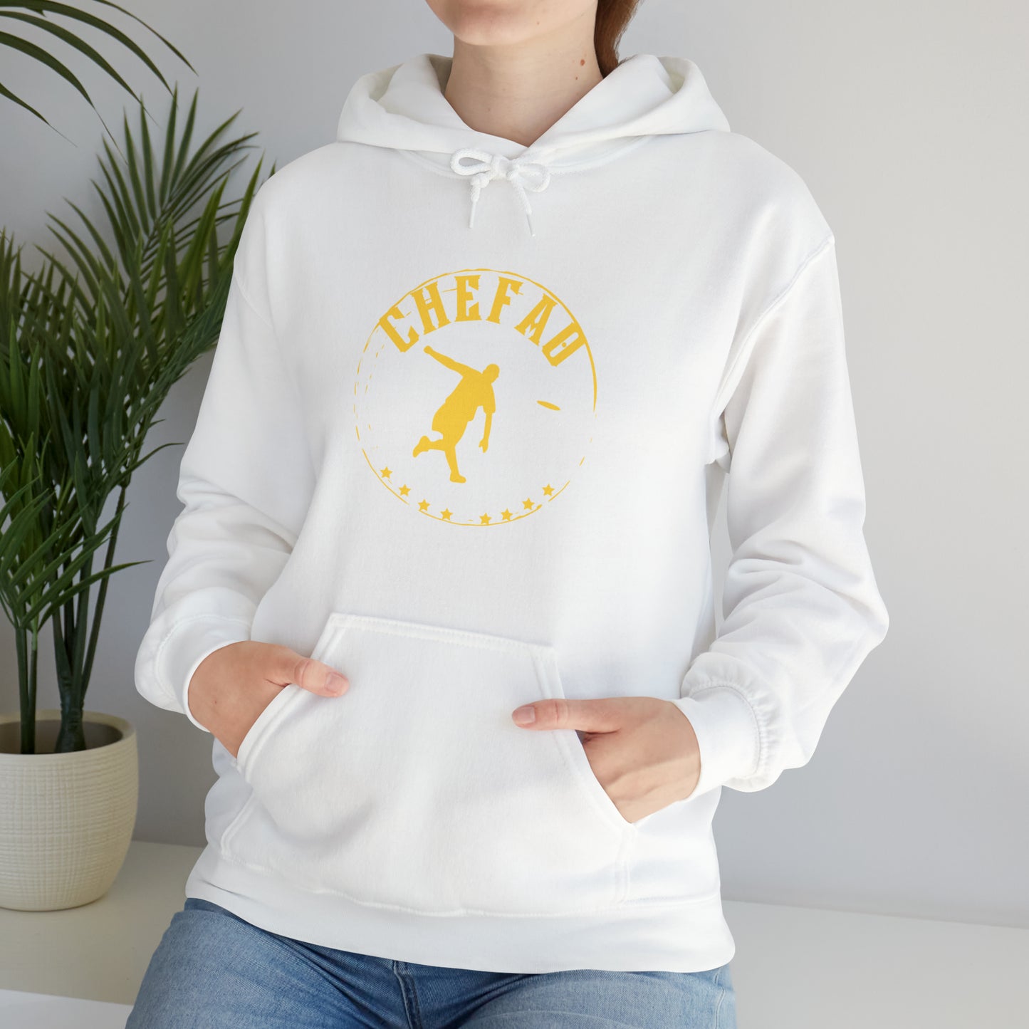 Chefao Frisbee I, Unisex Heavy Blend Hooded Sweatshirt