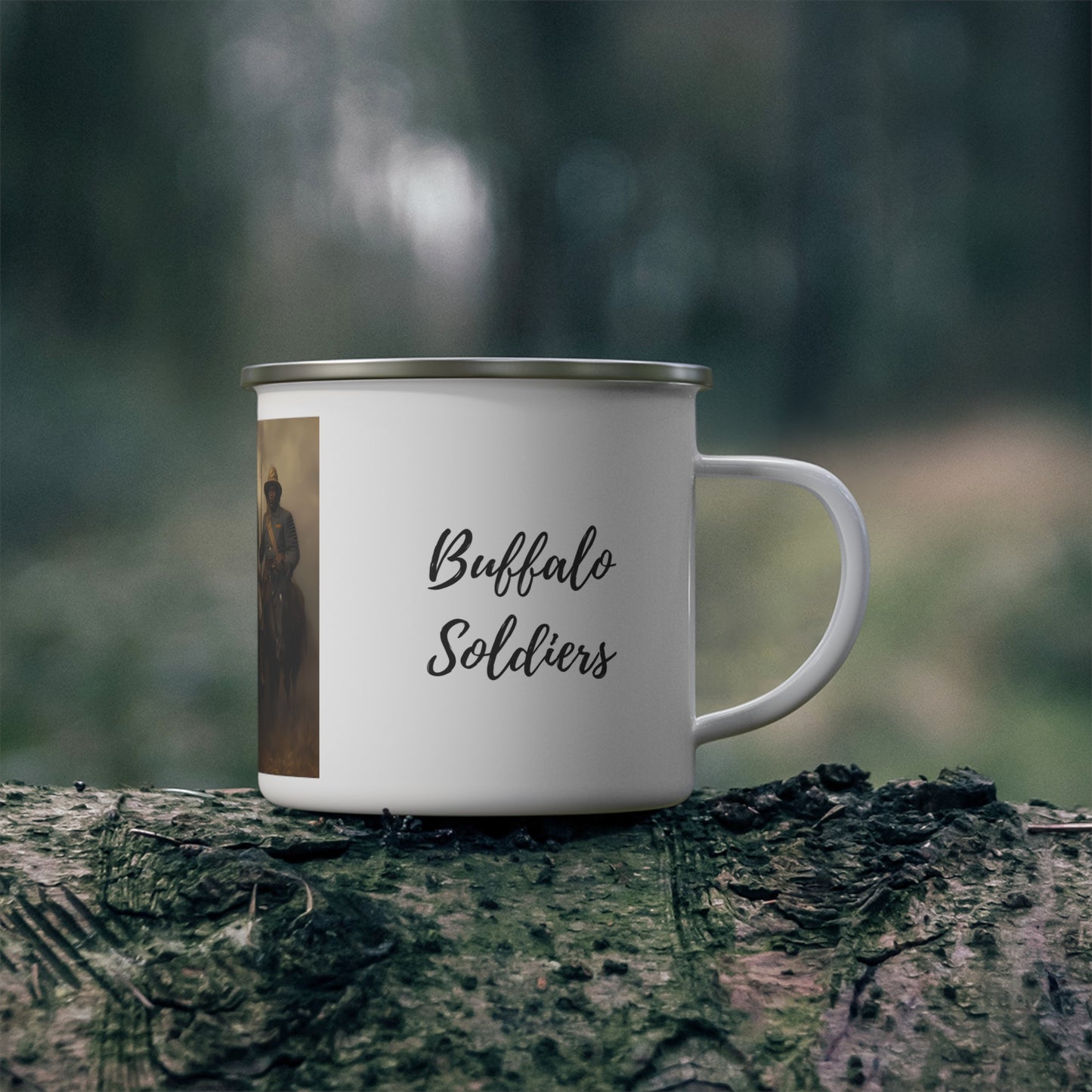 Buffalo Soldiers, Enamel Camping Mug